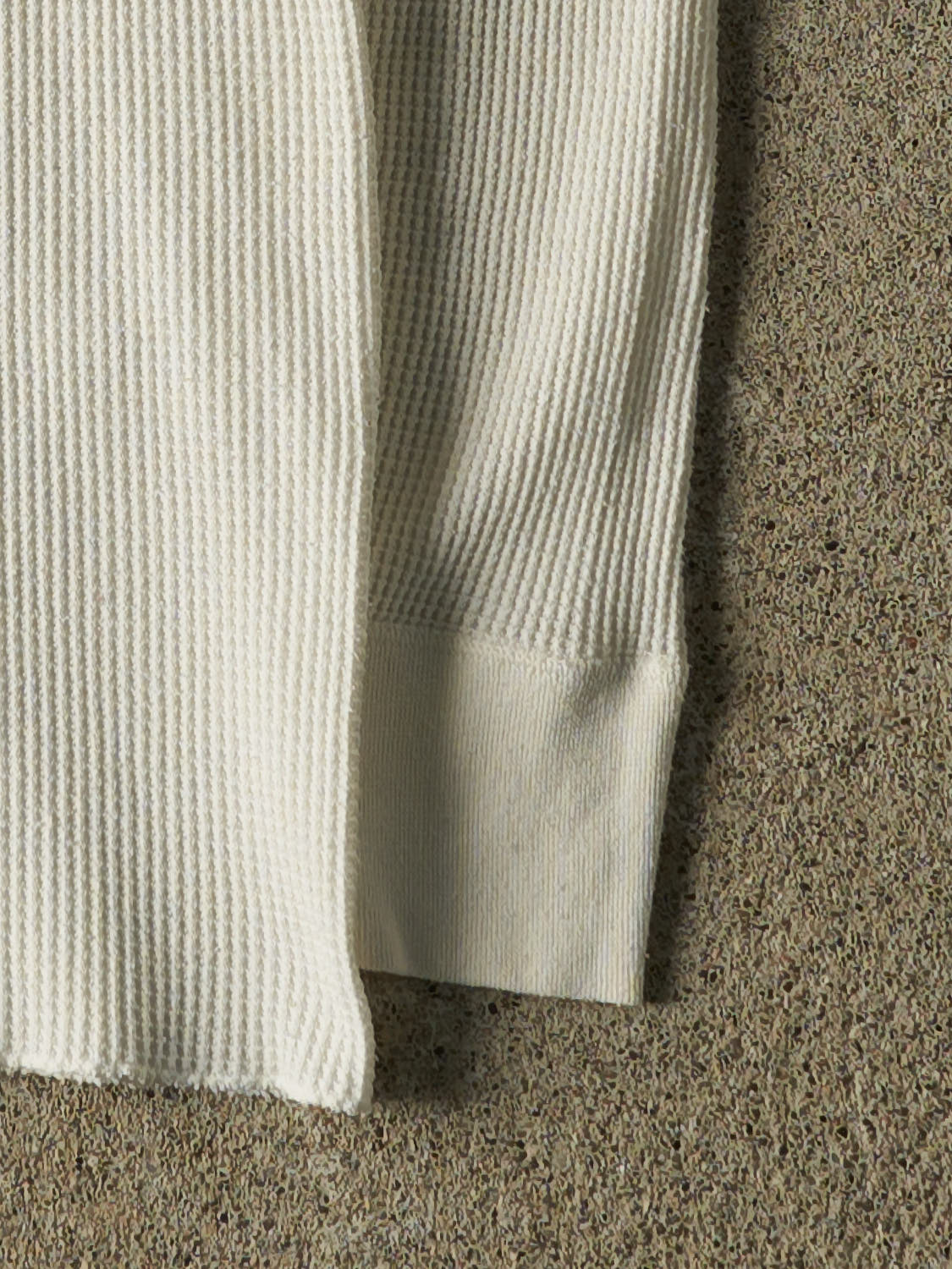 Vintage 90s White Thermal Long Sleeve (XXS/XS)