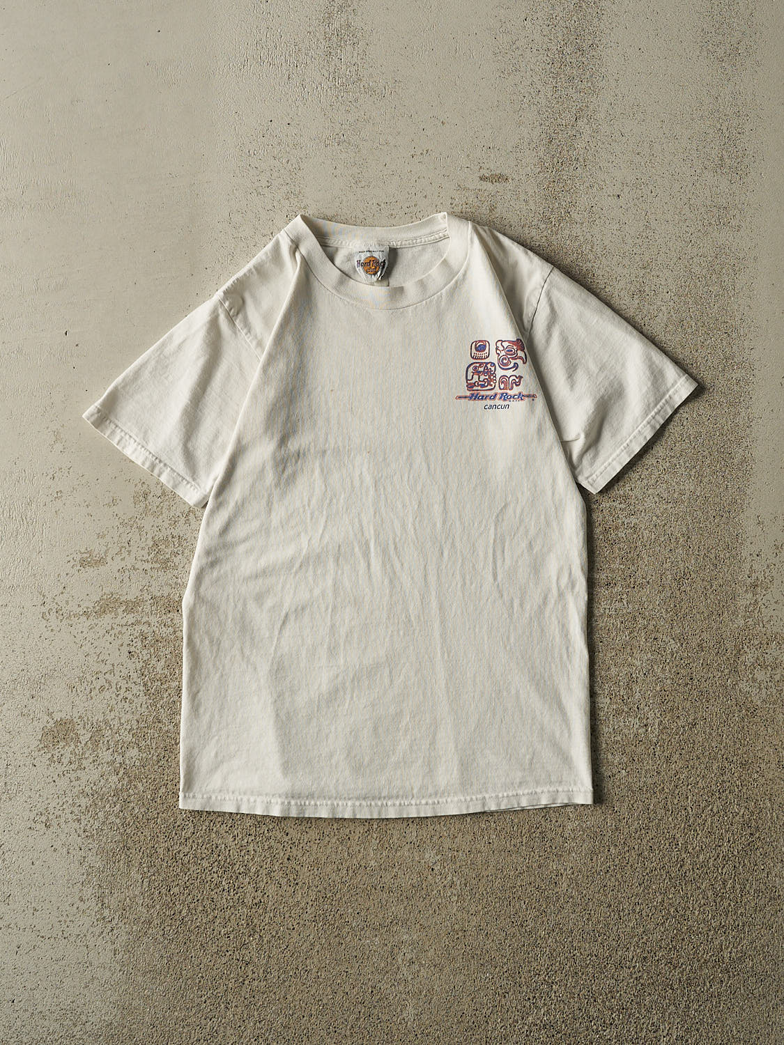 Vintage 90s White Hard Rock Cafe Cancun Tee (XS/S)