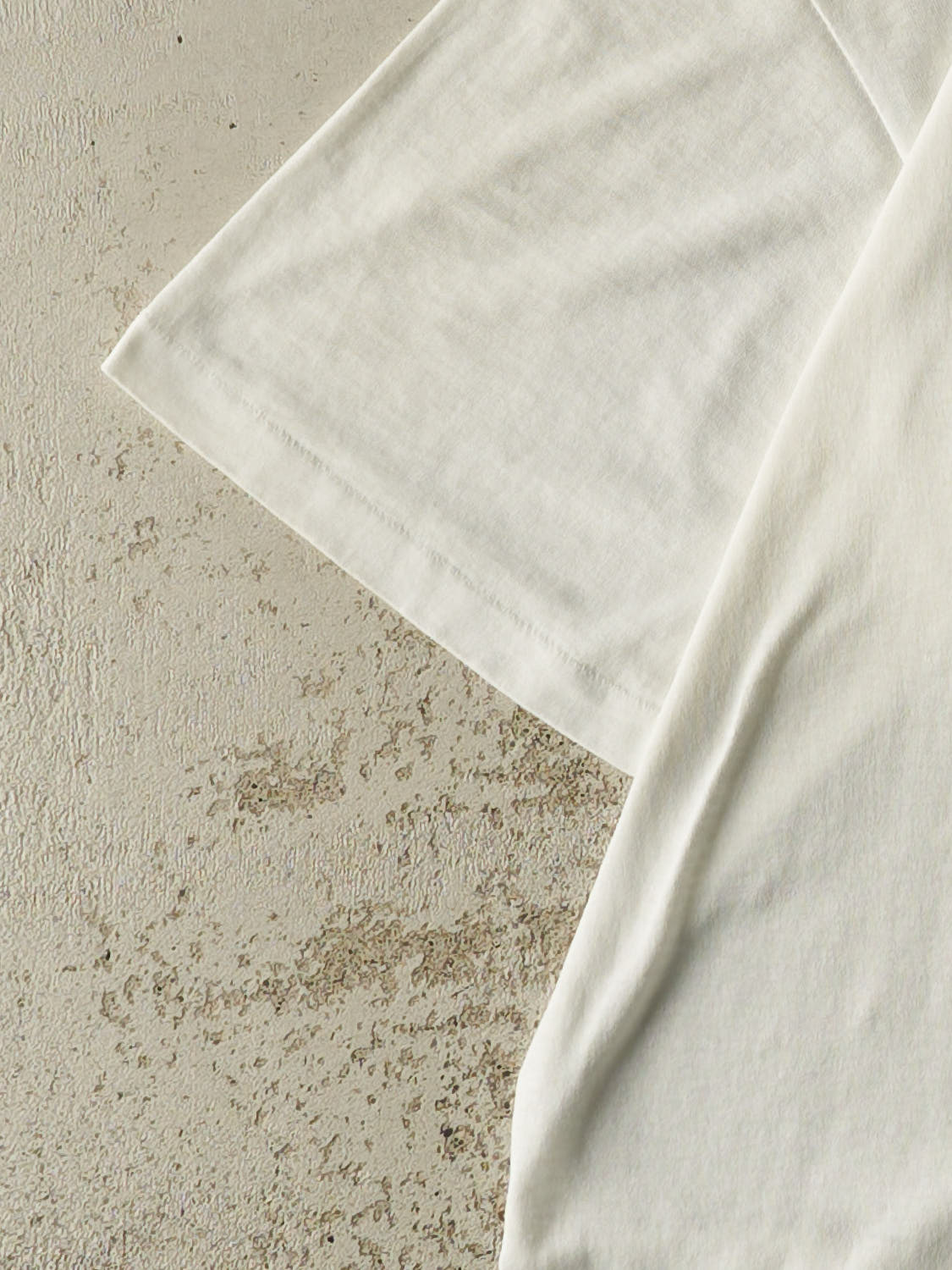 Vintage 80s White Florida Cropped Single Stitch Tee (M/L)