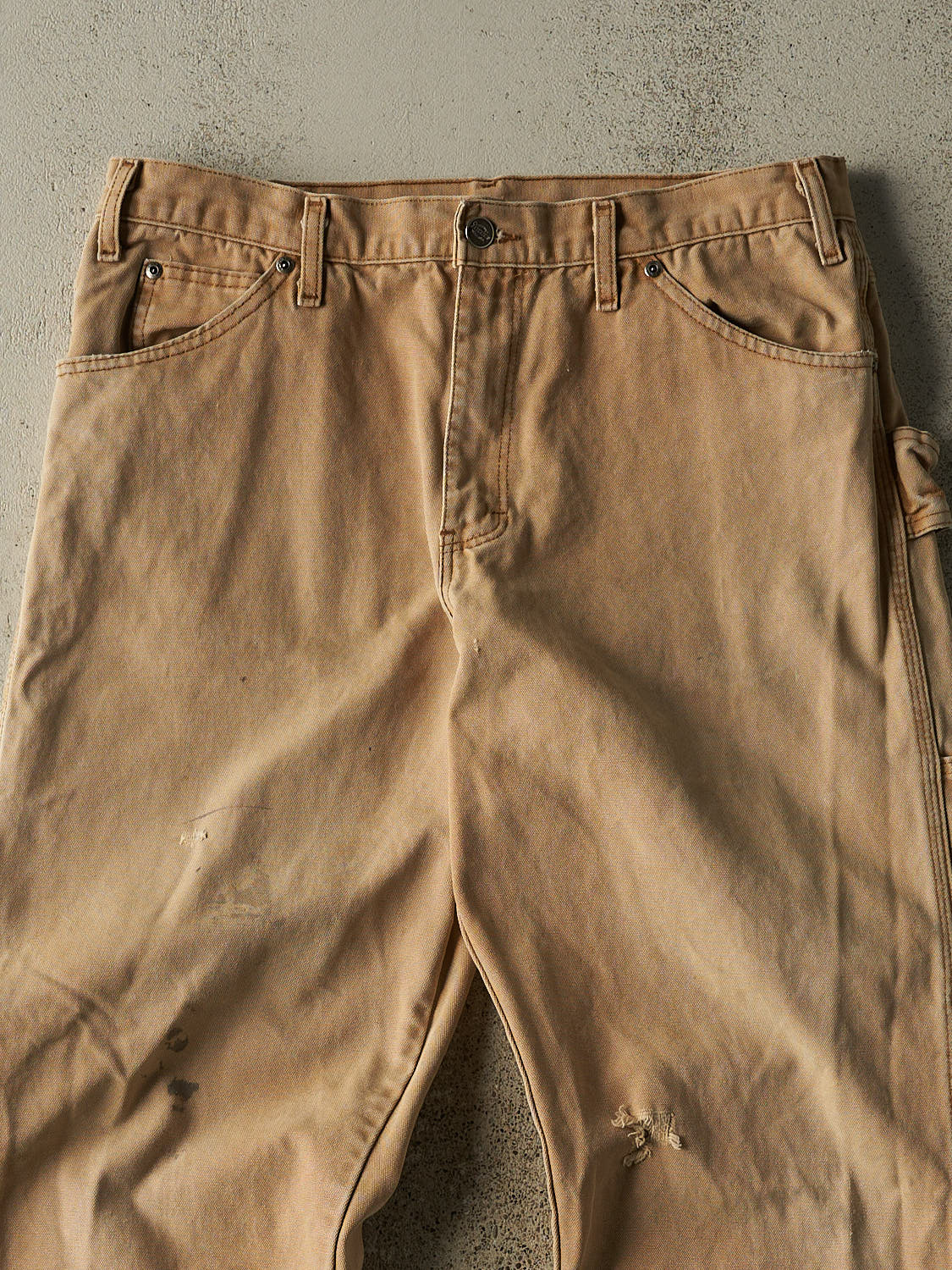 Vintage 90s Beige Dickies Carpenter Pants (33x31)