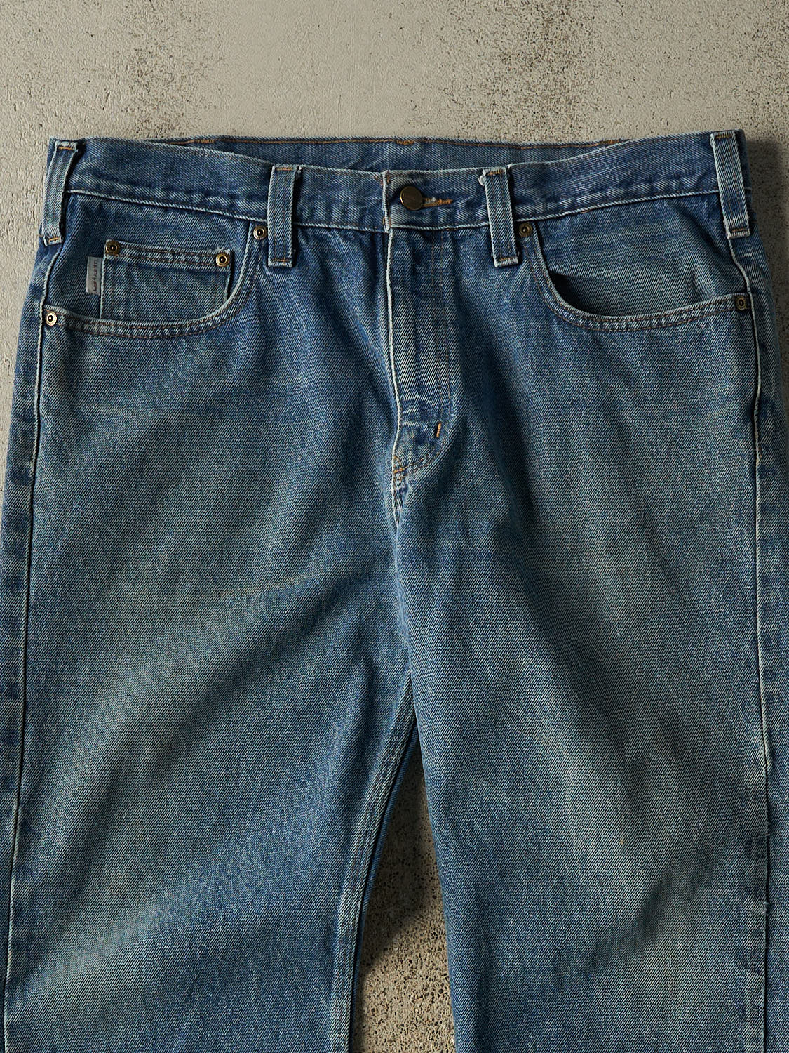 Vintage 90s Dark Wash Carhartt Jeans (37x27)