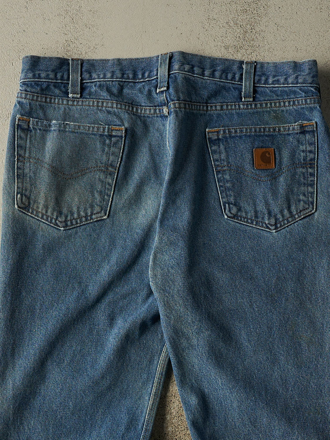 Vintage 90s Dark Wash Carhartt Jeans (37x27)