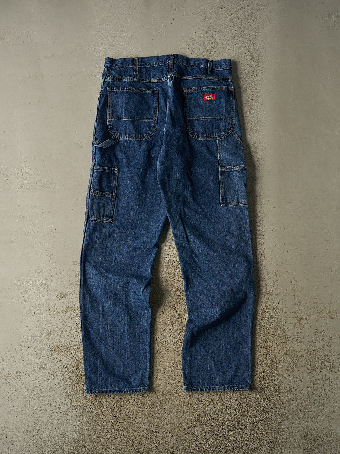 Vintage 90s Dark Wash Dickies Double Knee Carpenter Jeans (36x34)