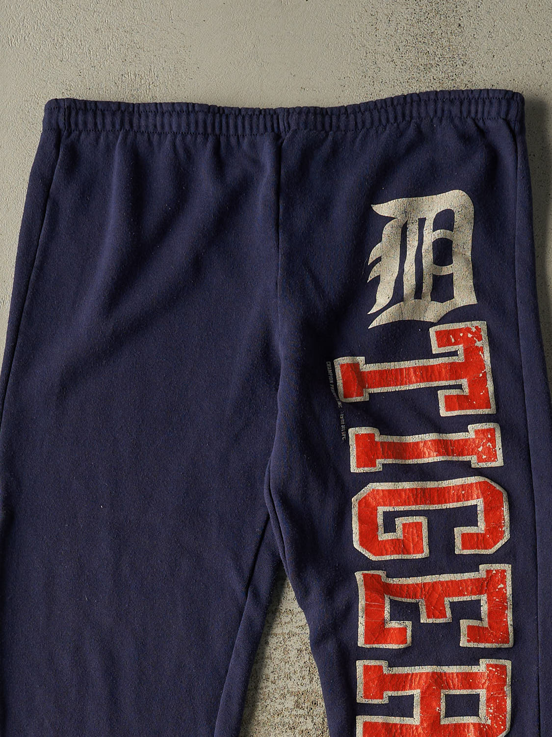 Vintage 88' Navy Blue Detroit Tigers Sweat Pants (34x27)