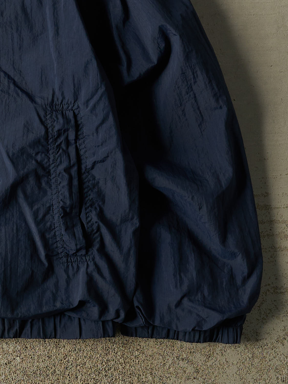 Vintage 90s Navy Blue Nike Zip Up Windbreaker Jacket (L/XL)