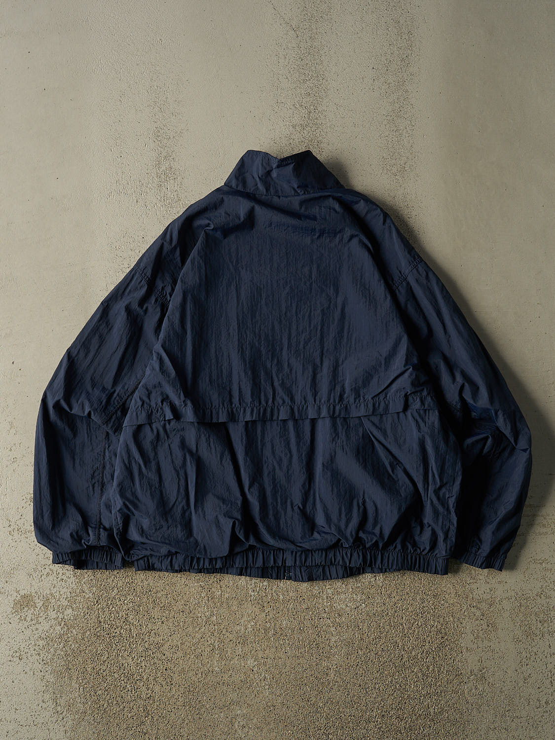 Vintage 90s Navy Blue Nike Zip Up Windbreaker Jacket (L/XL)