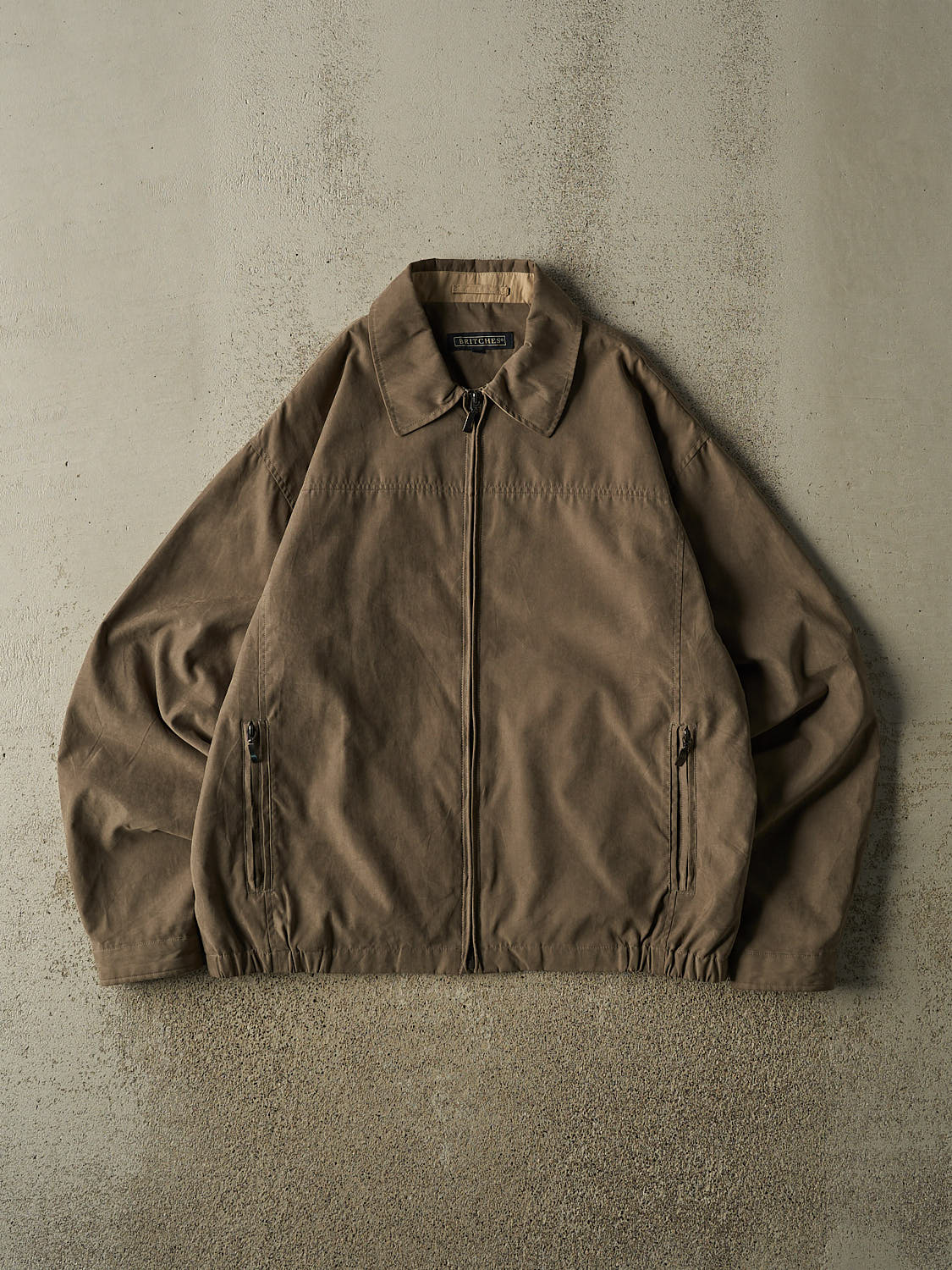 Vintage Y2K Brown Britches Harrington Style Jacket (L)