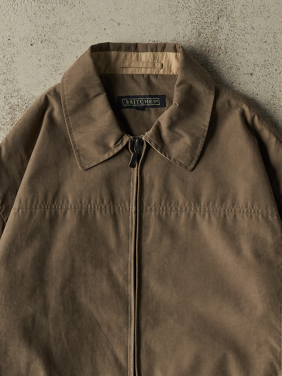 Vintage Y2K Brown Britches Harrington Style Jacket (L)