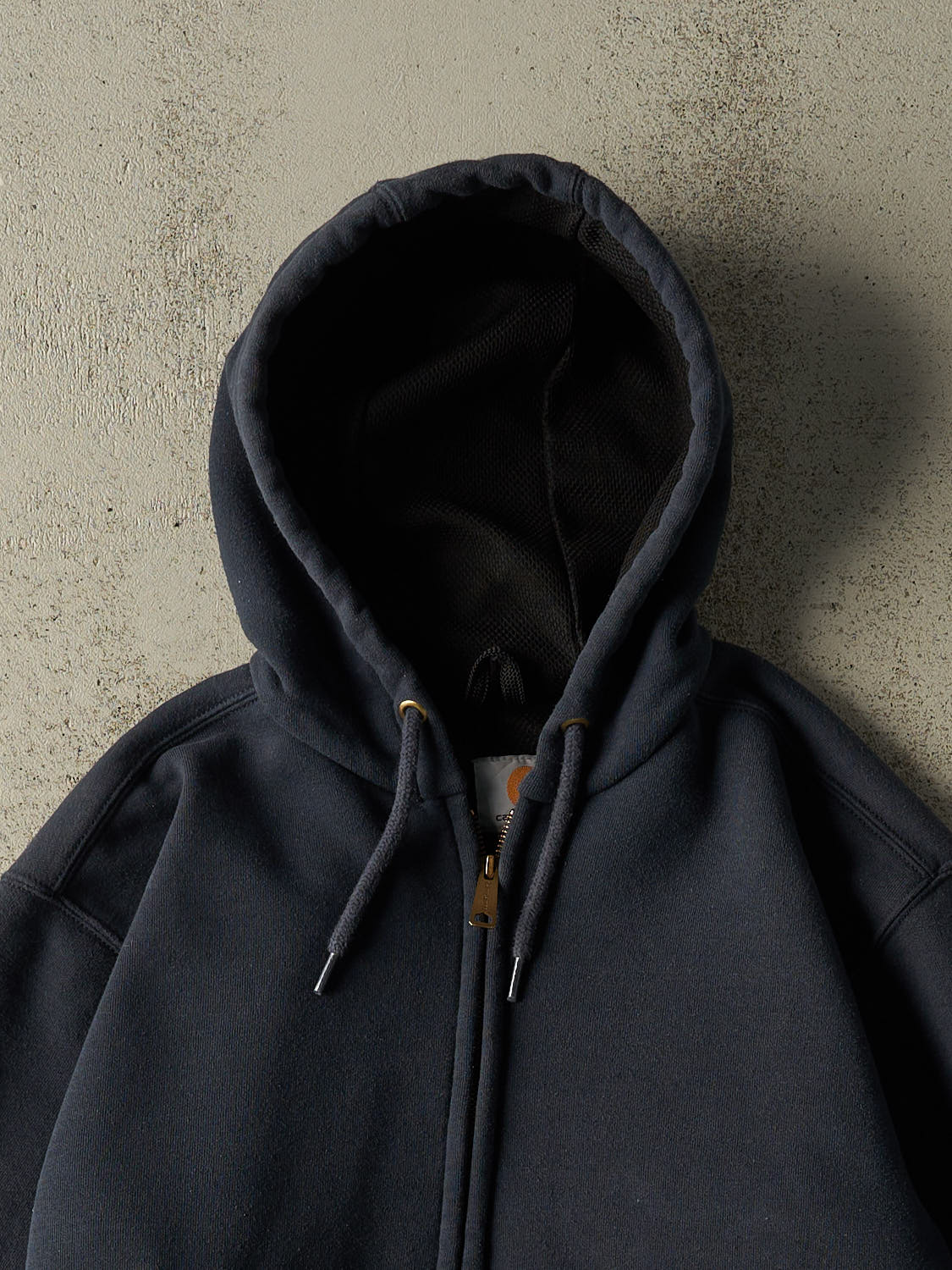 Vintage Y2K Navy Blue Carhartt Fire Dept Zip Up Heavyweight Hoodie (M/L)