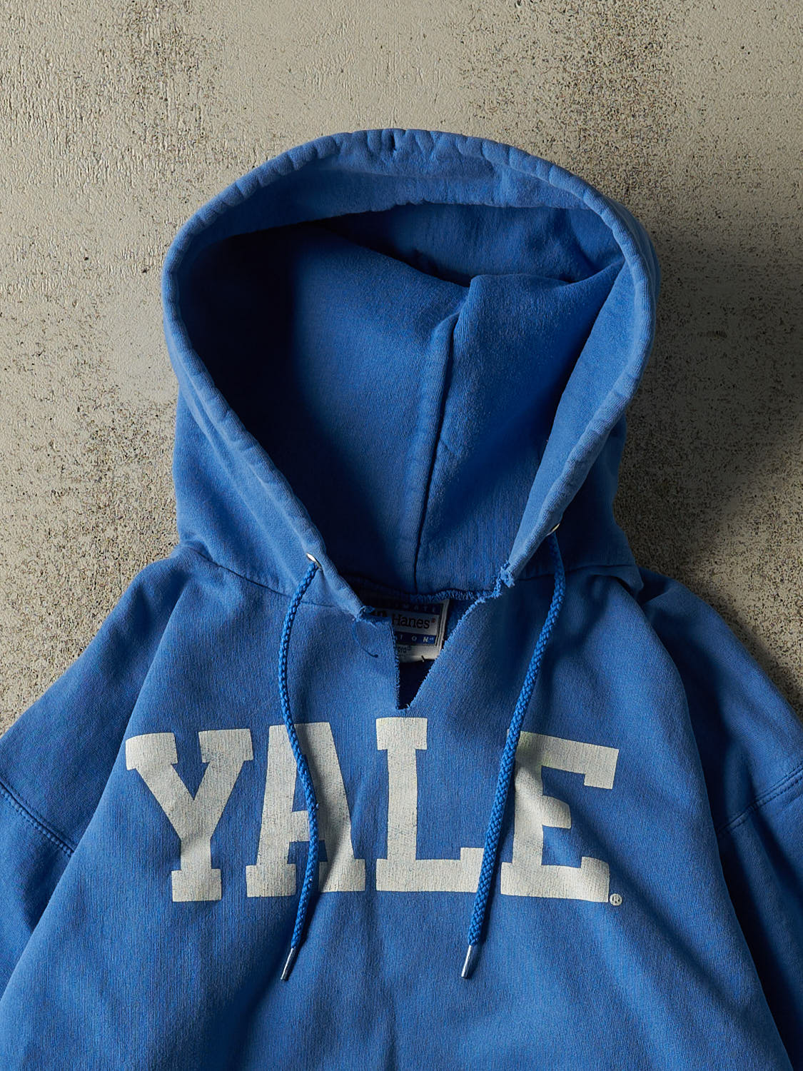 Vintage 90s Blue Yale University Hoodie (S/M)