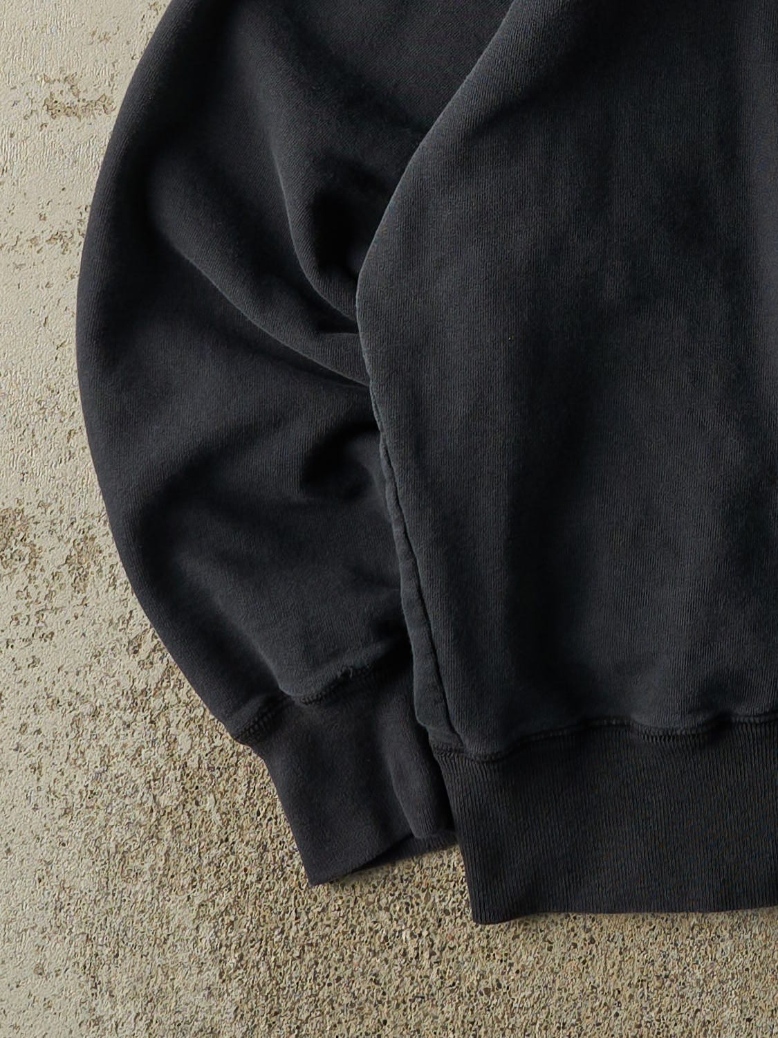 Vintage Y2K Navy Blue Roots Embroidered Quarter Zip (M/L)
