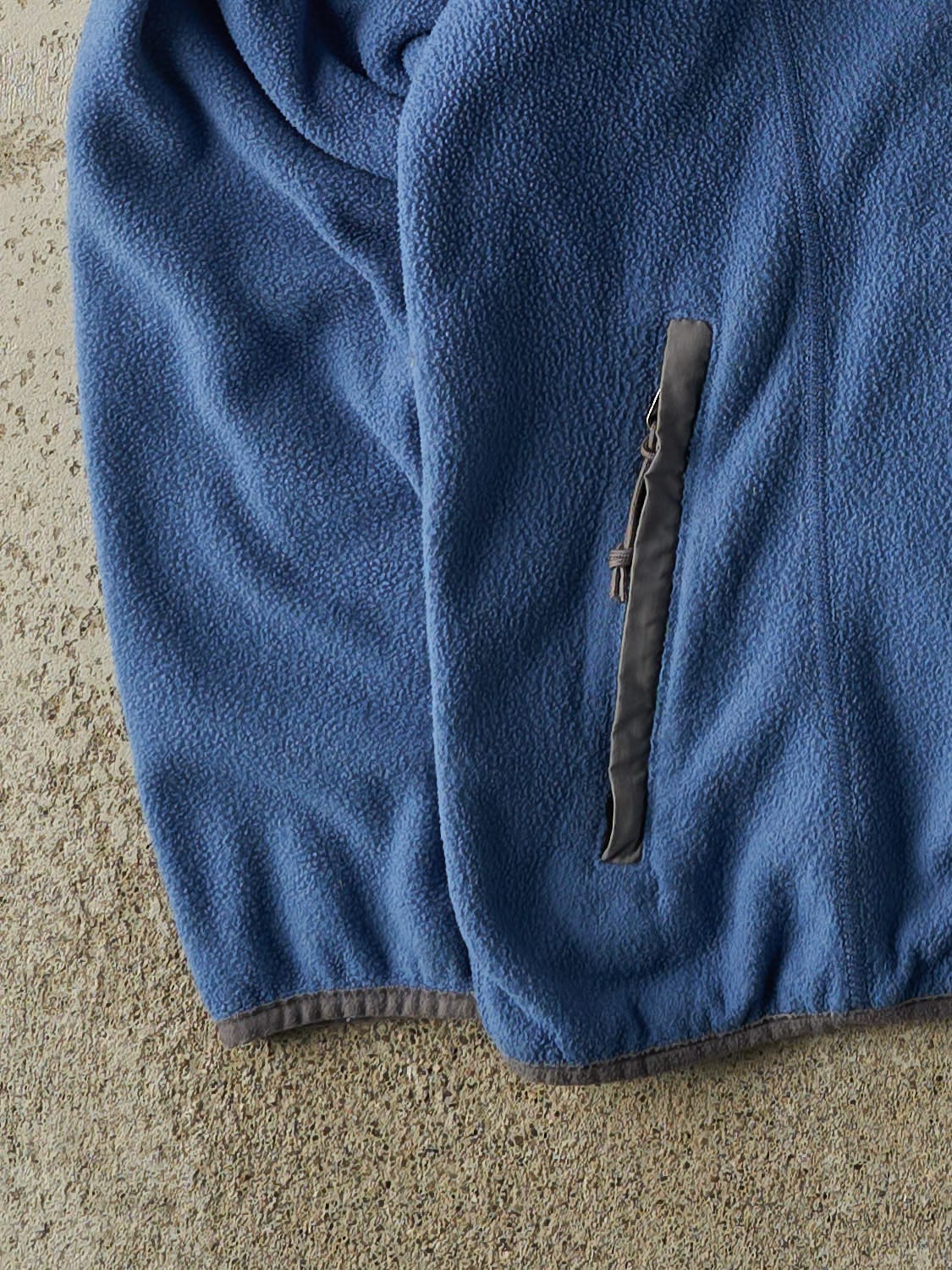 Vintage Y2K Blue The North Face Zip Up Fleece (S/M)