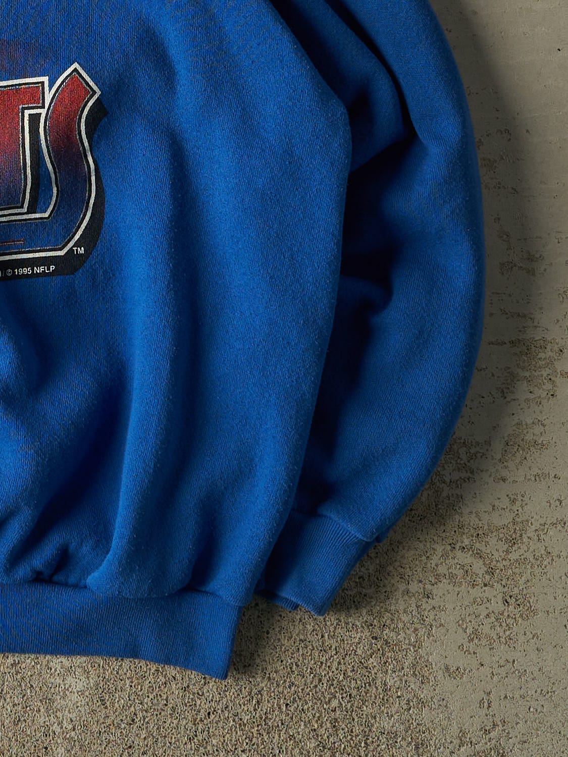 Vintage 95' Blue New England Patriots Crewneck (L)