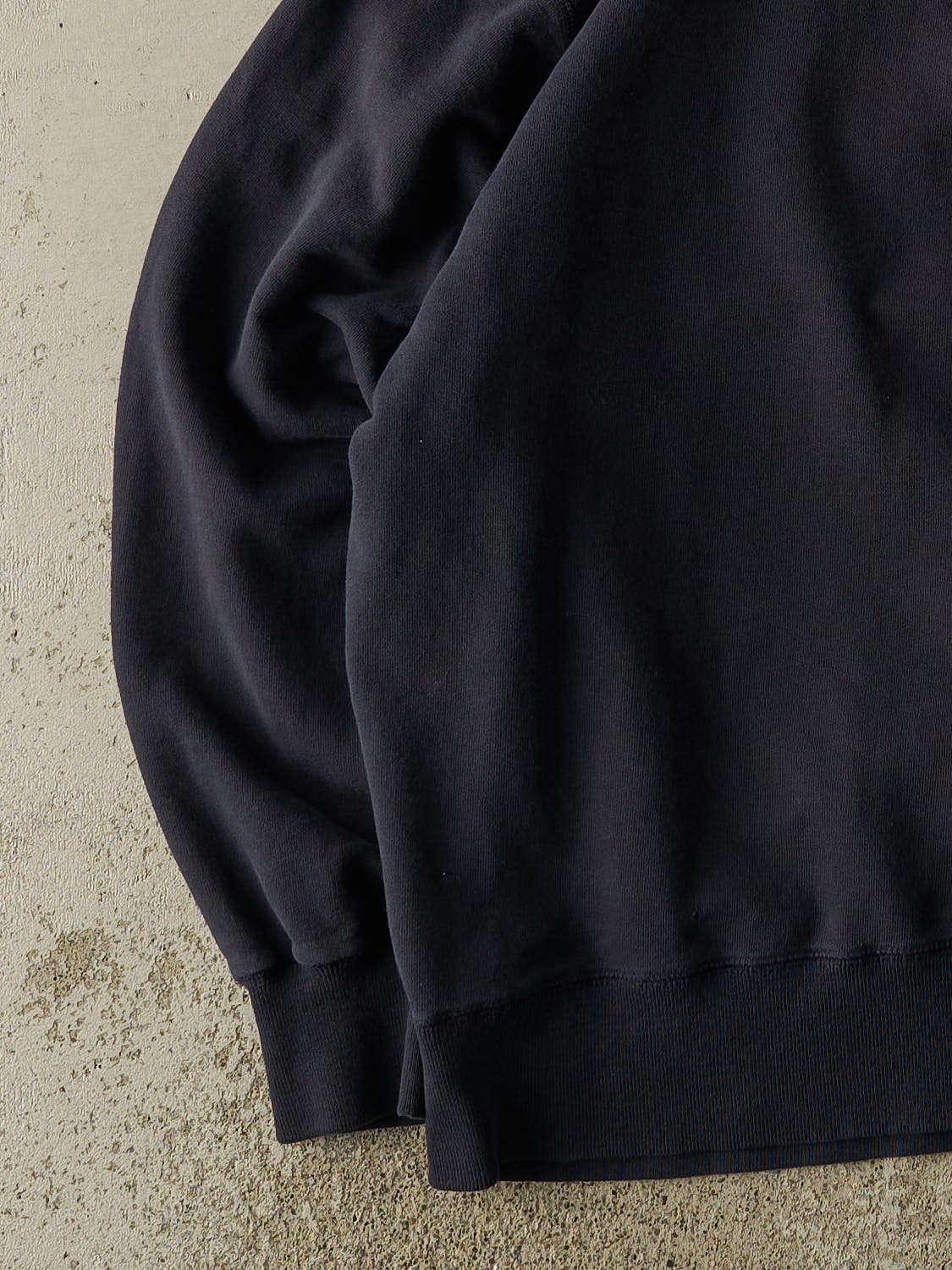 Vintage Y2K Navy Blue Roots Embroidered Quarter Zip (L)