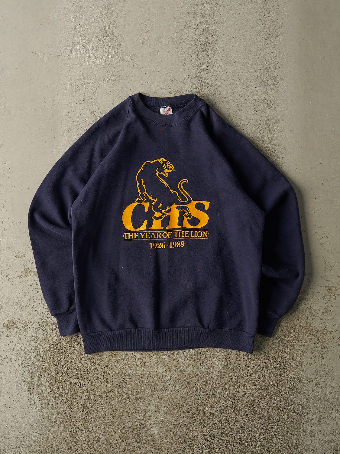 Vintage 89' Navy Blue CHS Crewneck (S/M)