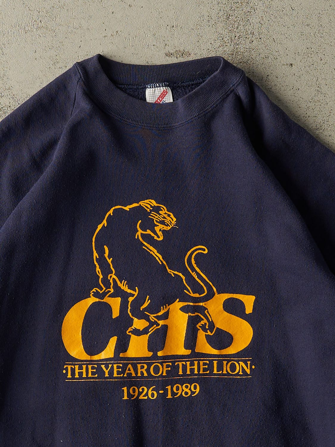 Vintage 89' Navy Blue CHS Crewneck (S/M)
