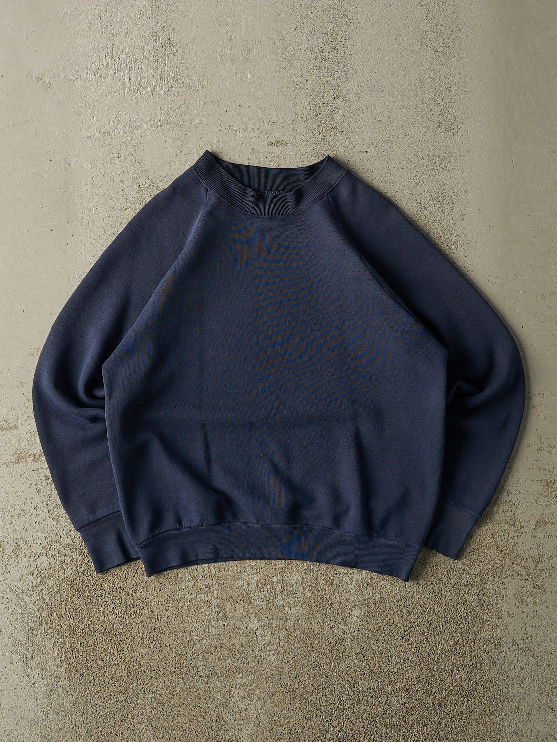 Vintage 80s Navy Blue Blank Crewneck (S/M)