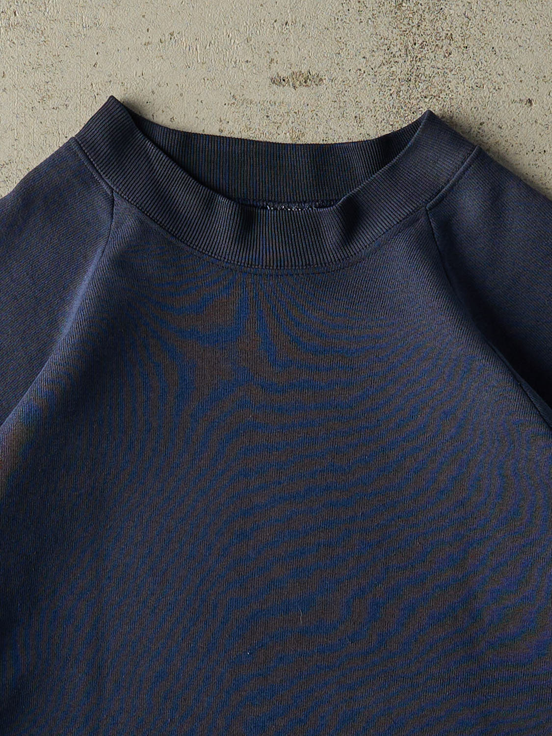 Vintage 80s Navy Blue Blank Crewneck (S/M)