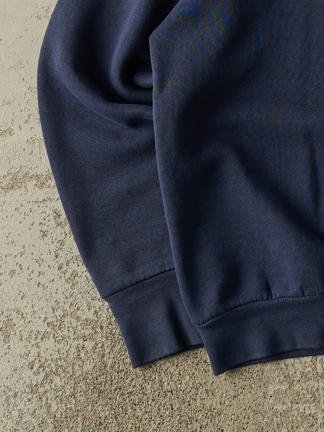 Vintage 80s Navy Blue Blank Crewneck (S/M)