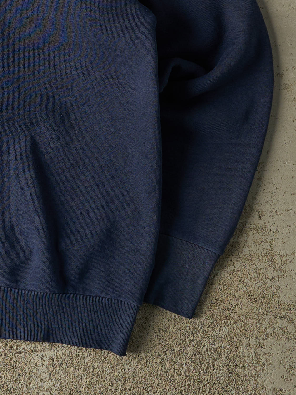 Vintage 80s Navy Blue Blank Crewneck (S/M)