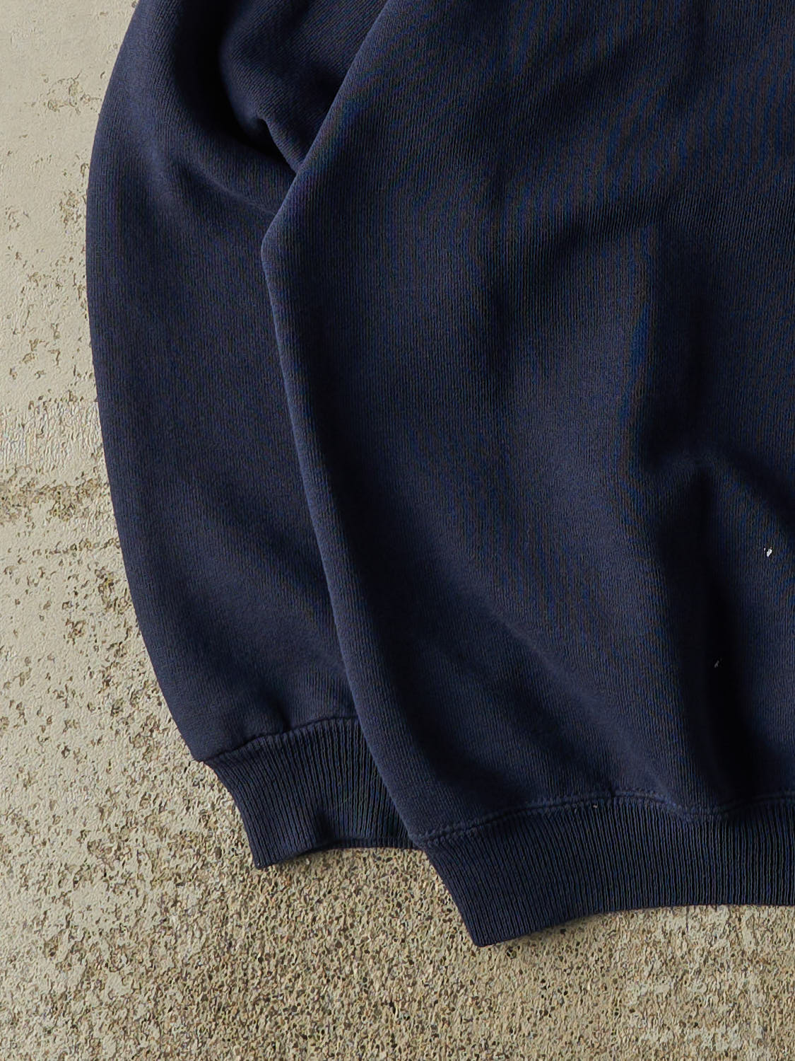 Vintage 80s Navy Blue Black Crewneck (M)