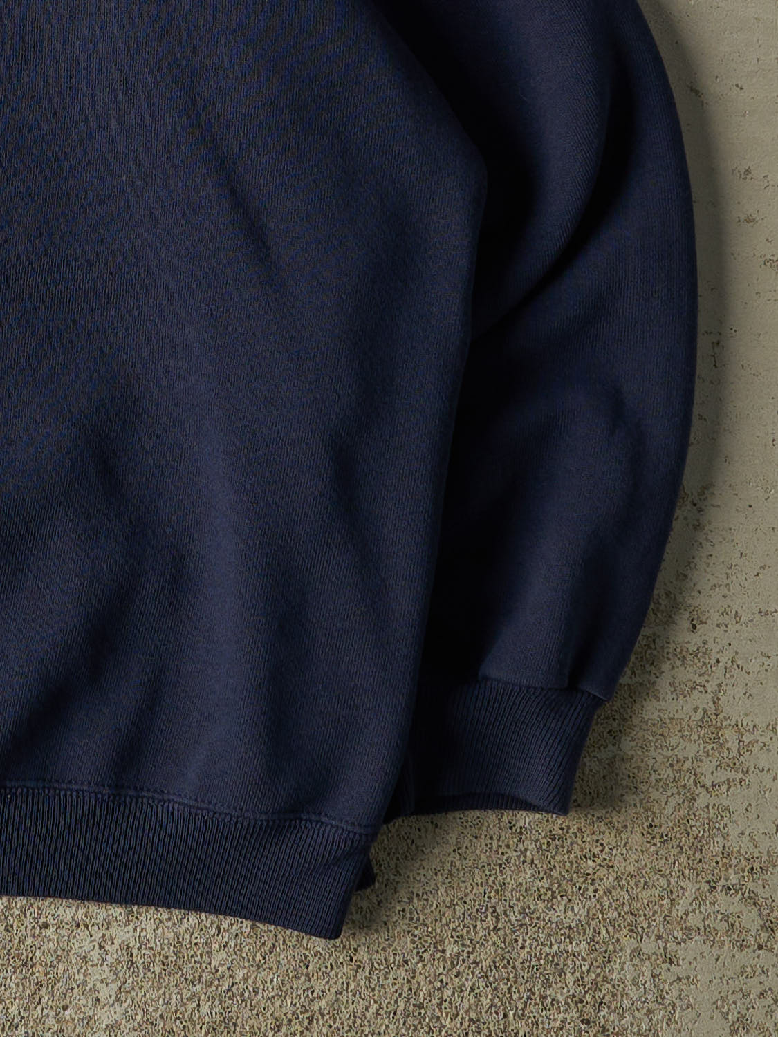 Vintage 80s Navy Blue Black Crewneck (M)