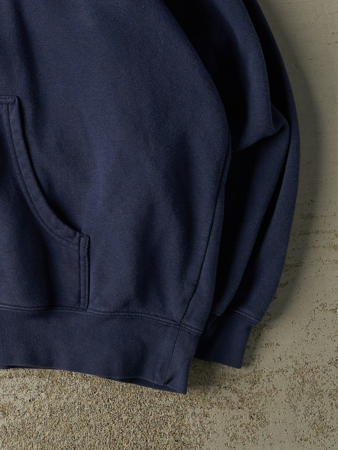 Vintage 90s Navy Blue Nike Middle Swoosh Connecticut Hoodie (XL/XXL)