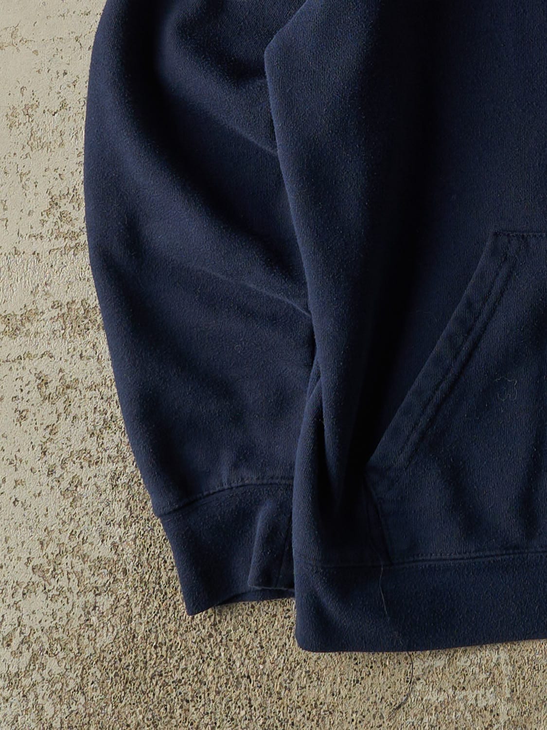 Vintage Y2K Navy Blue University of Michigan Hoodie (S/M)