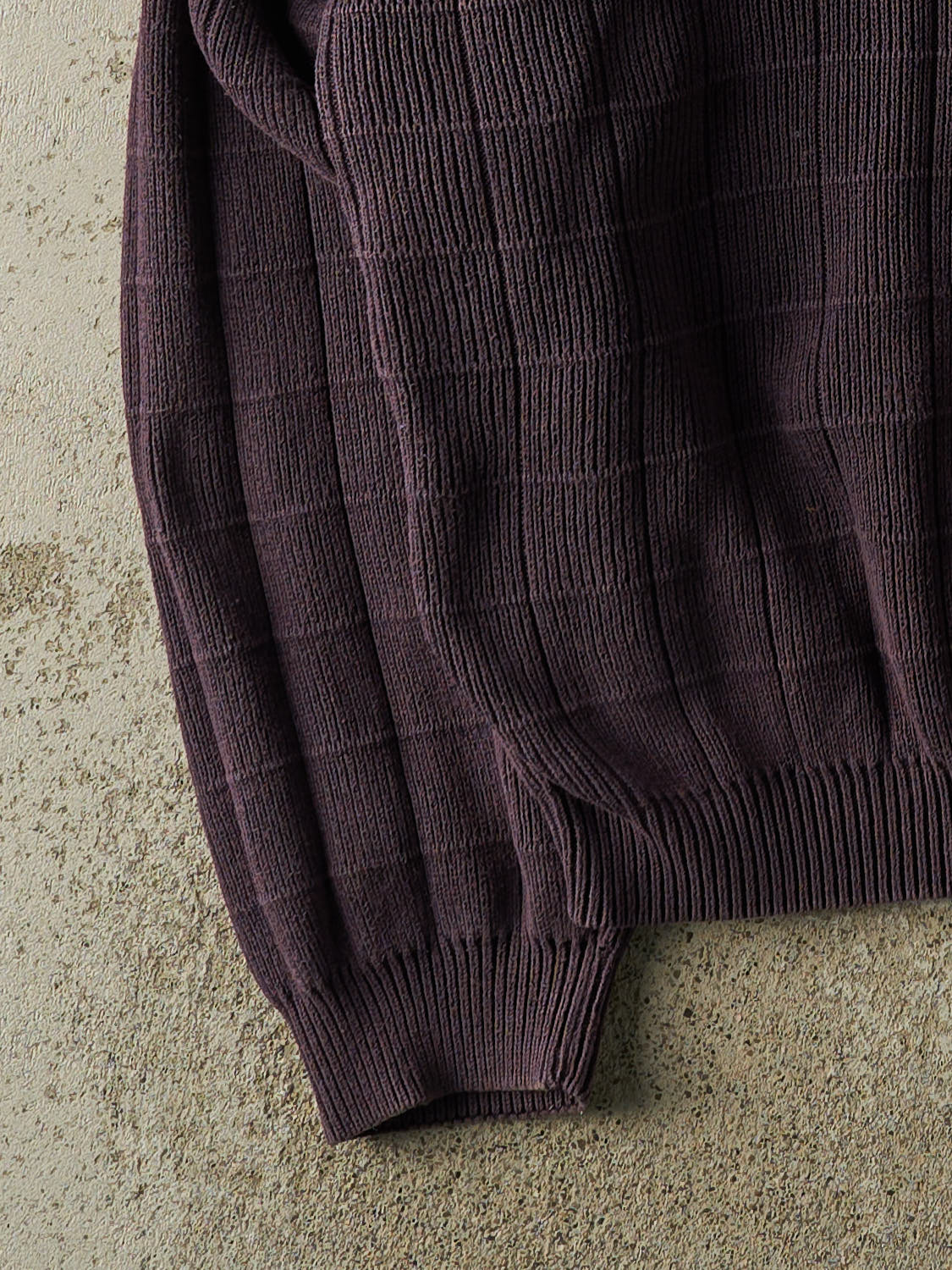 Vintage 90s Purple Izod Embroidered Patterned Knit (XL/XXL)