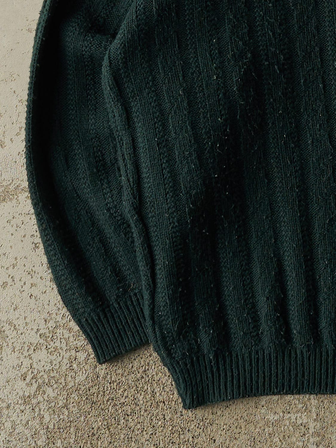 Vintage 80s Forest Green Knit (L/XL)