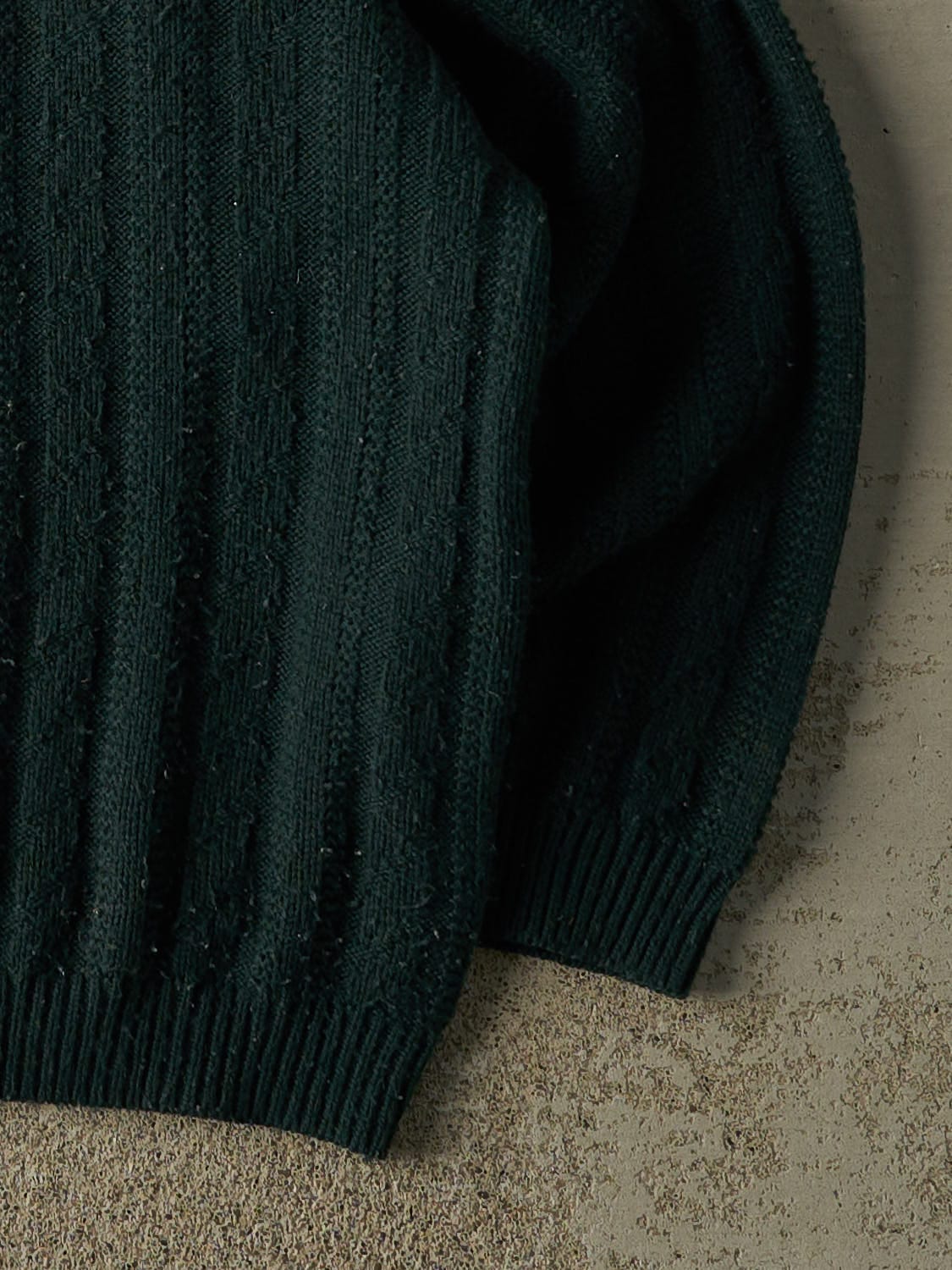 Vintage 80s Forest Green Knit (L/XL)