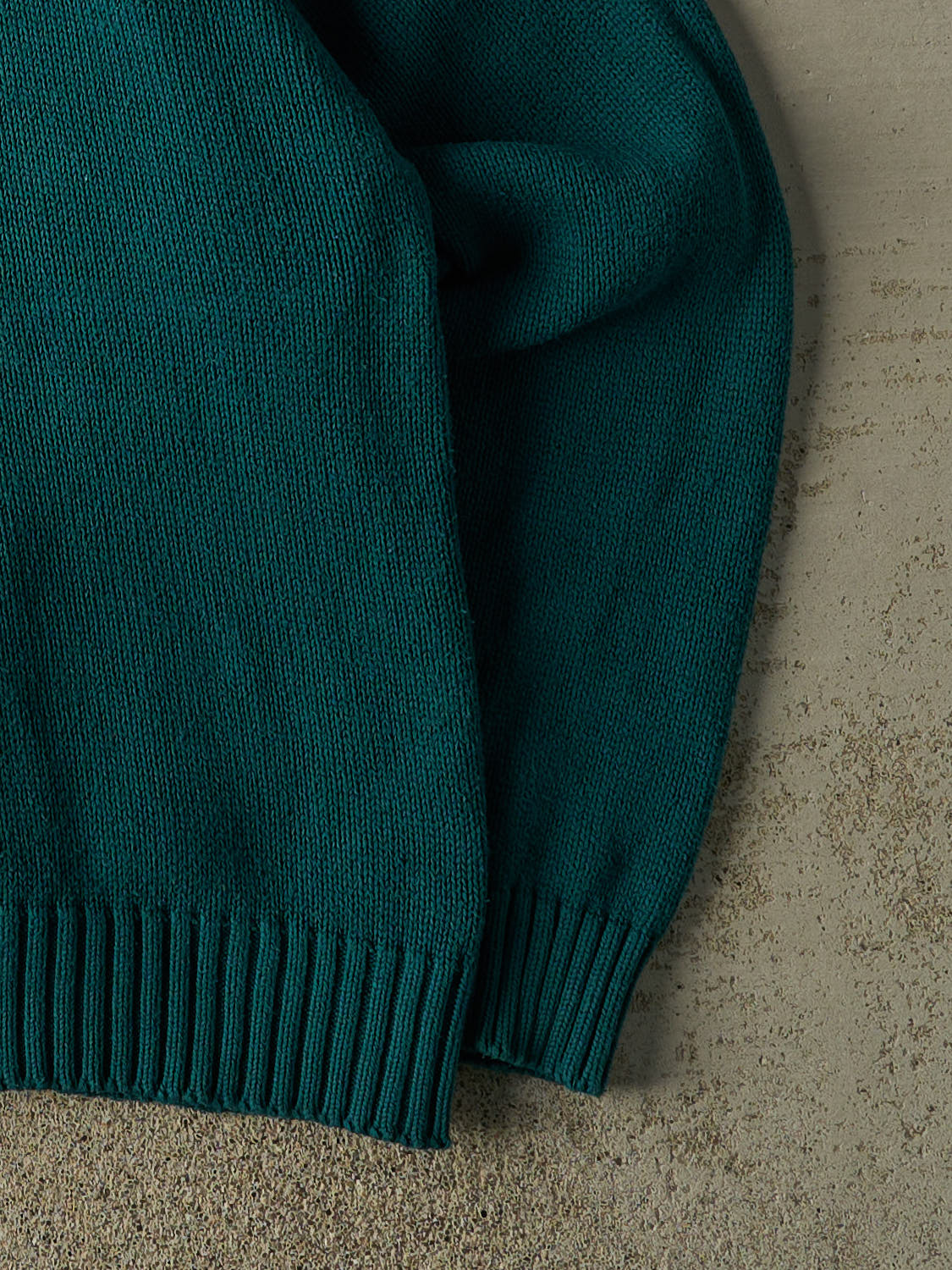 Vintage 90s Teal Eddie Bauer Knit (L)