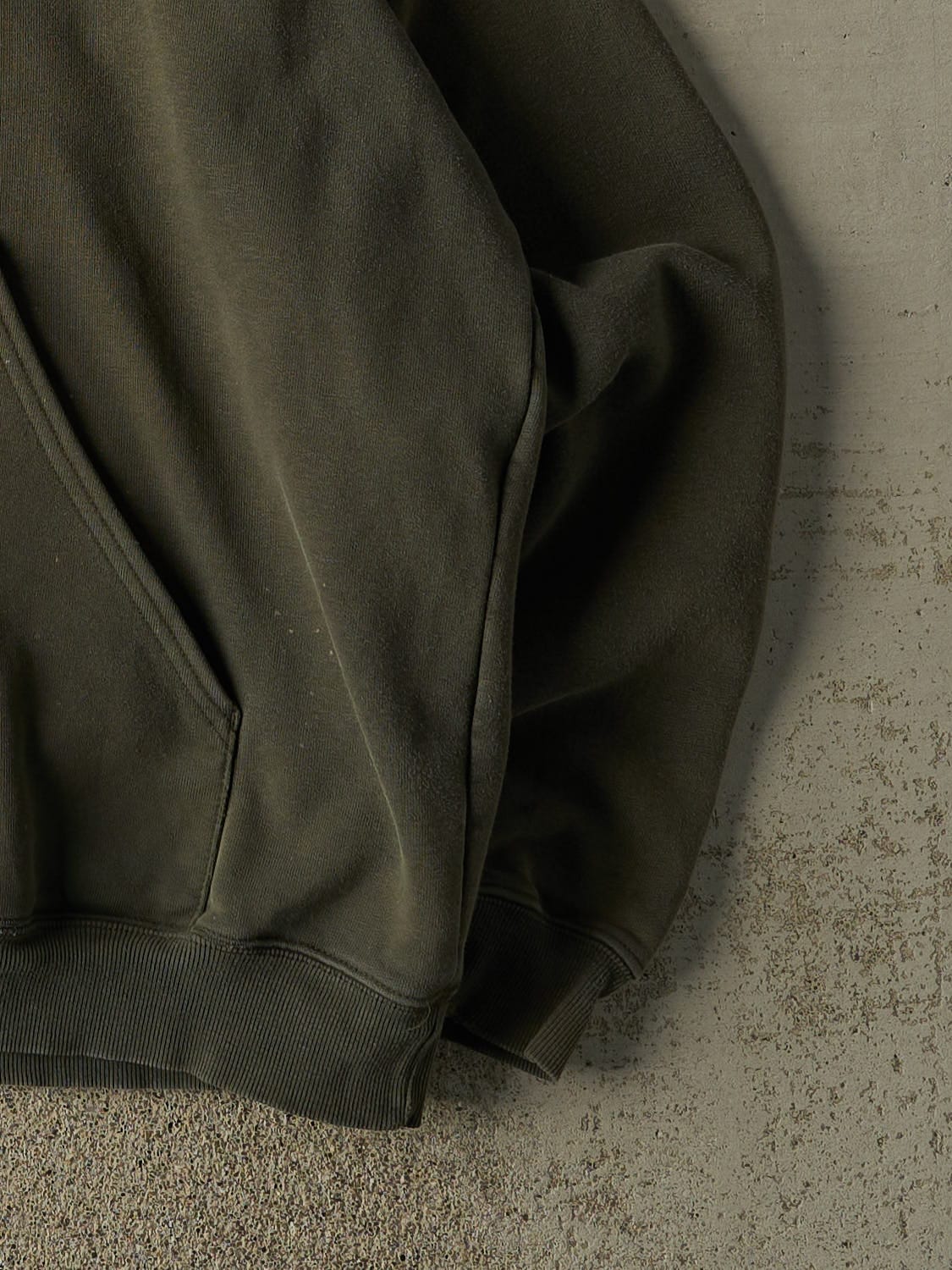 Vintage 90s Sun Faded Green Carhartt Hoodie (XXL)