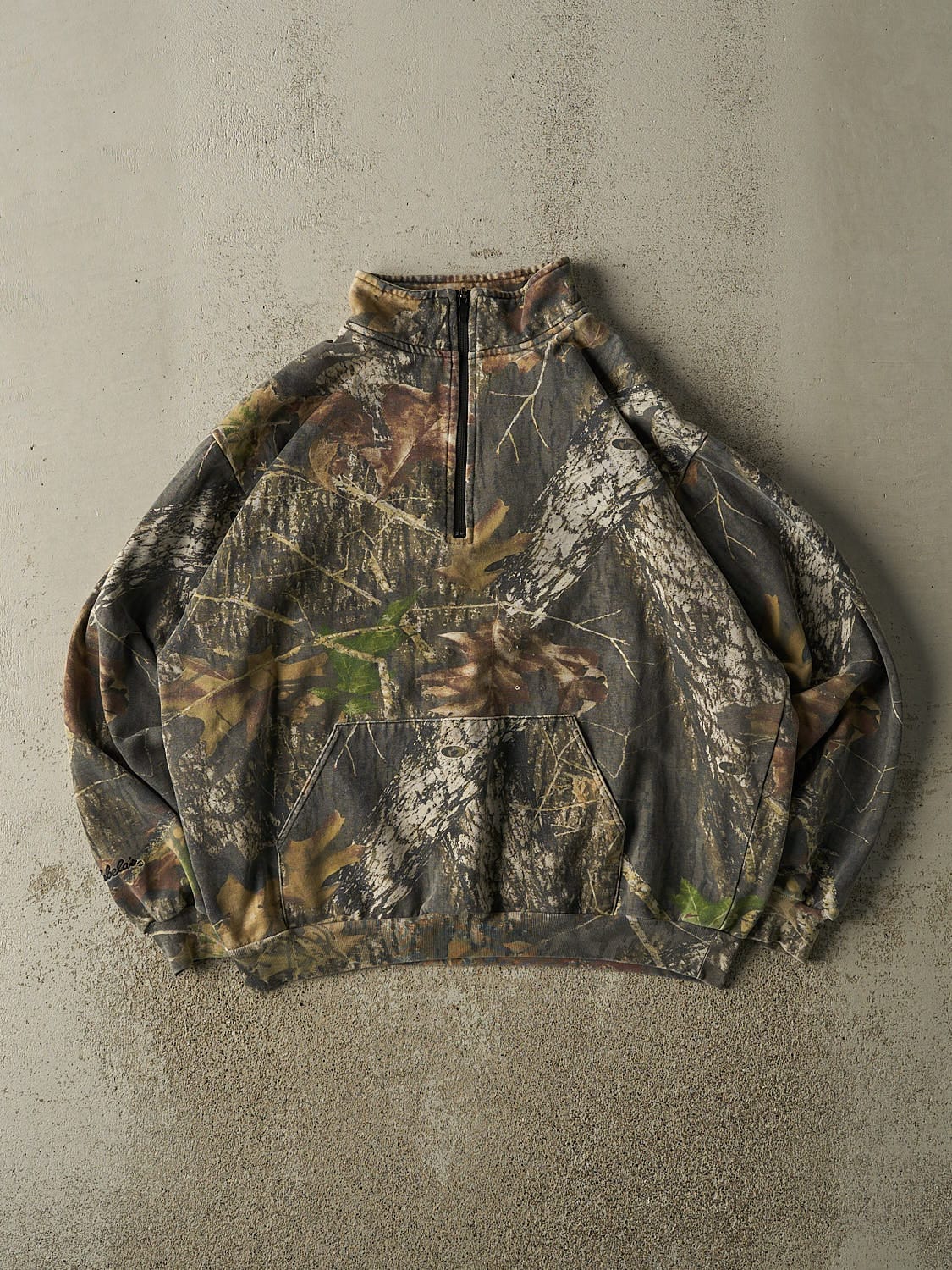 Vintage 90s Camo Mossy Oak x Cabelas Quarter Zip (L/XL)