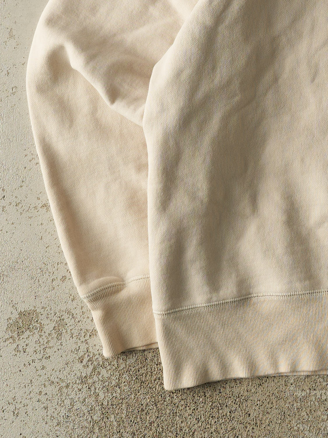 Vintage 90s Beige & Navy Gap Blank Hoodie (L/XL)