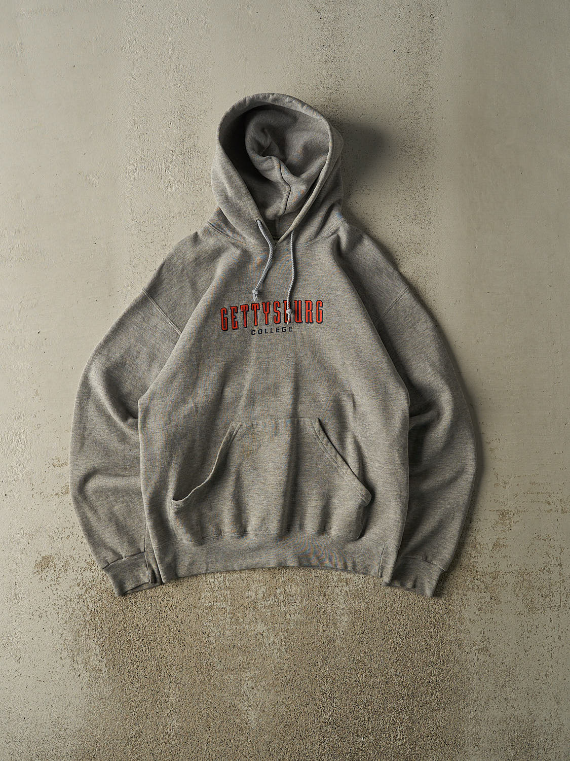 Vintage 90s Grey Gettysburg College Hoodie (S/M)