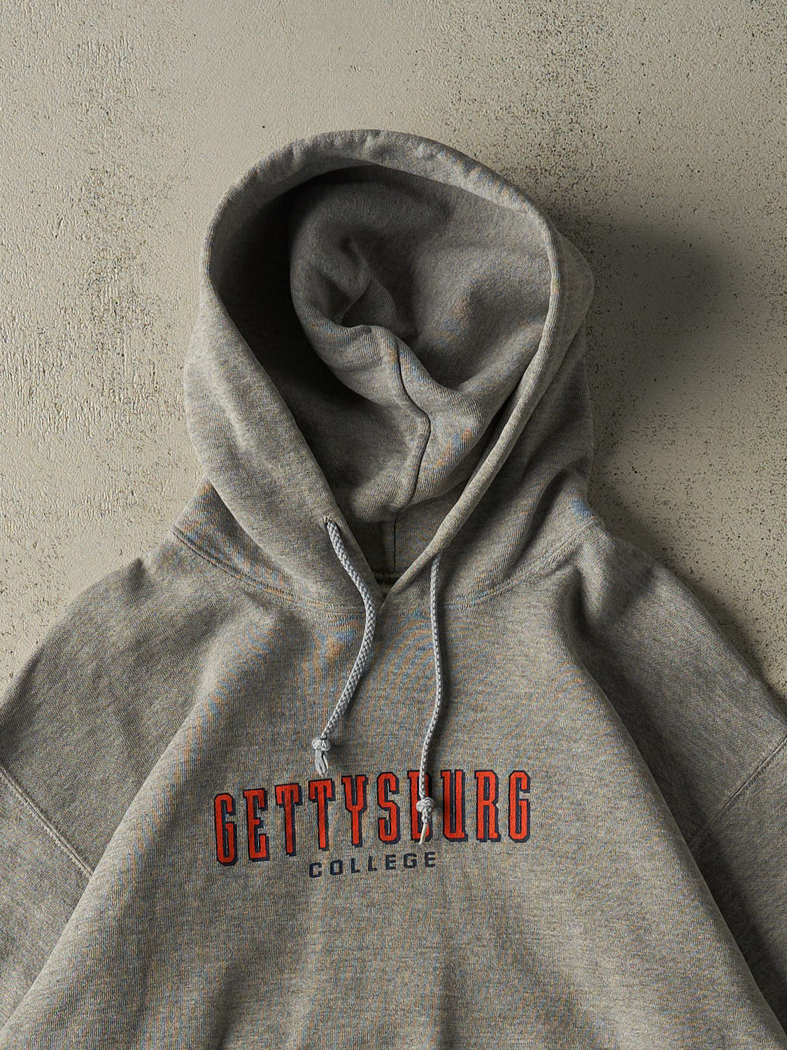 Vintage 90s Grey Gettysburg College Hoodie (S/M)