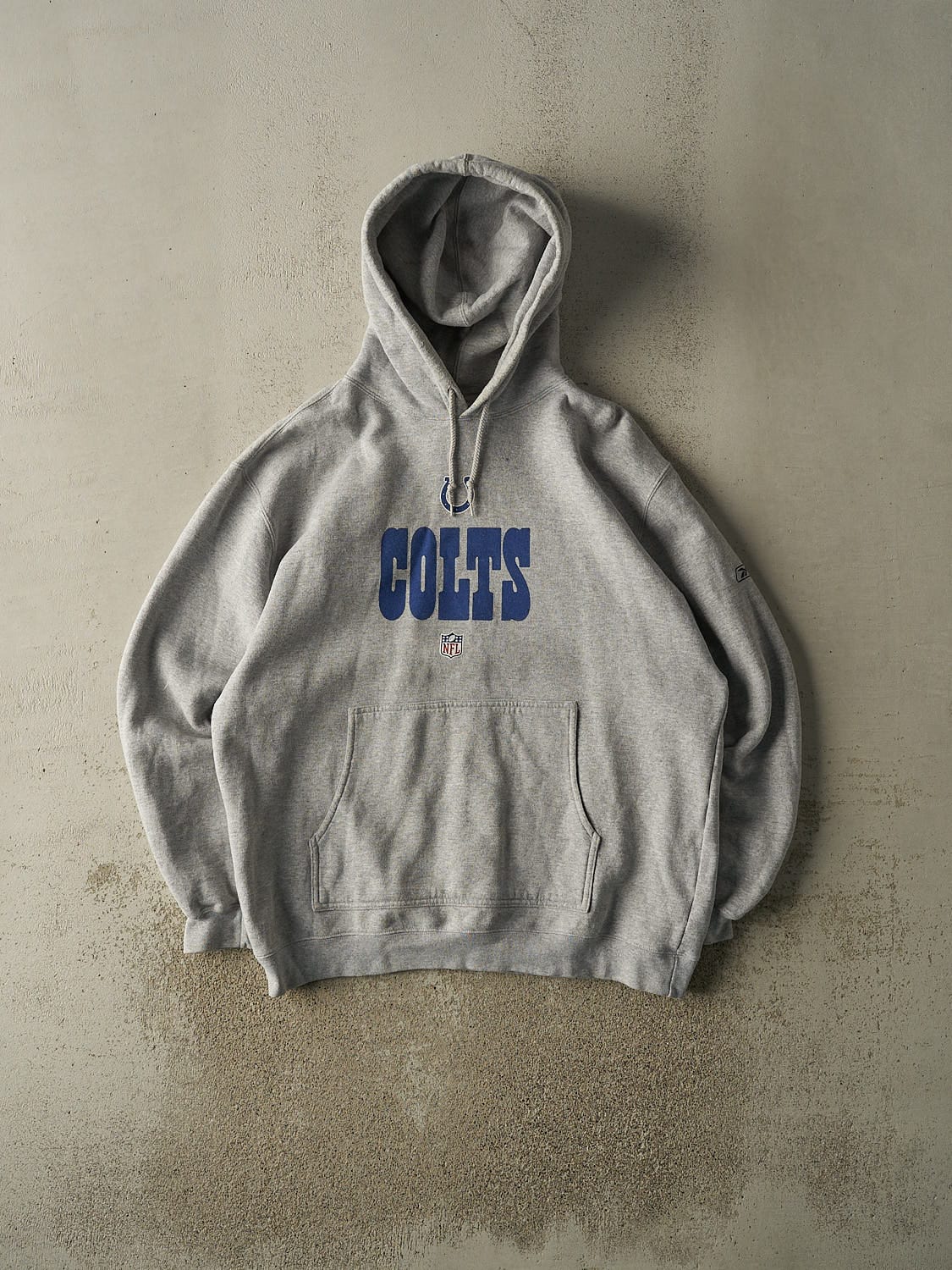 Vintage 90s Grey Indianapolis Colts Reebok Hoodie (XL)