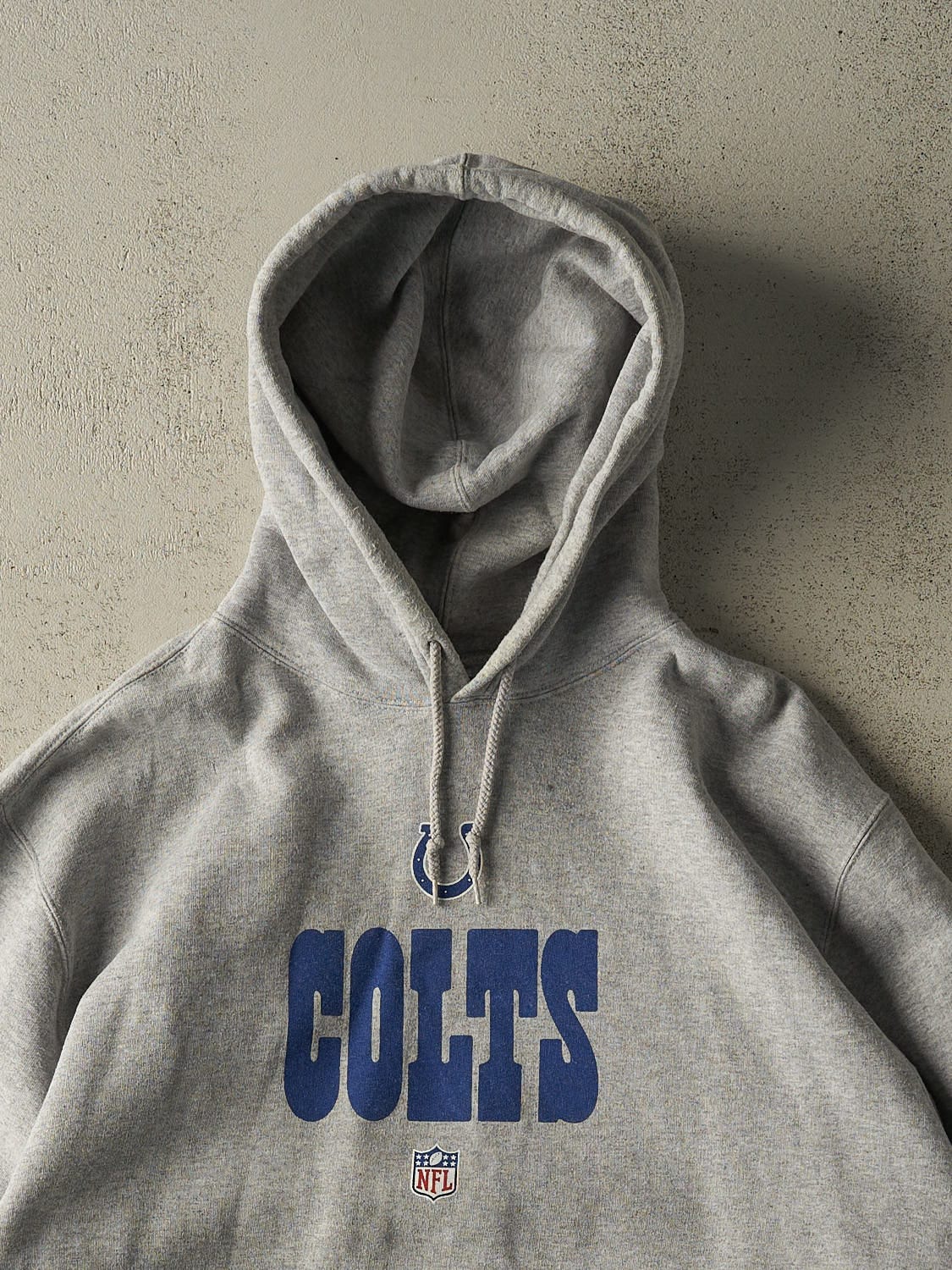 Vintage 90s Grey Indianapolis Colts Reebok Hoodie (XL)