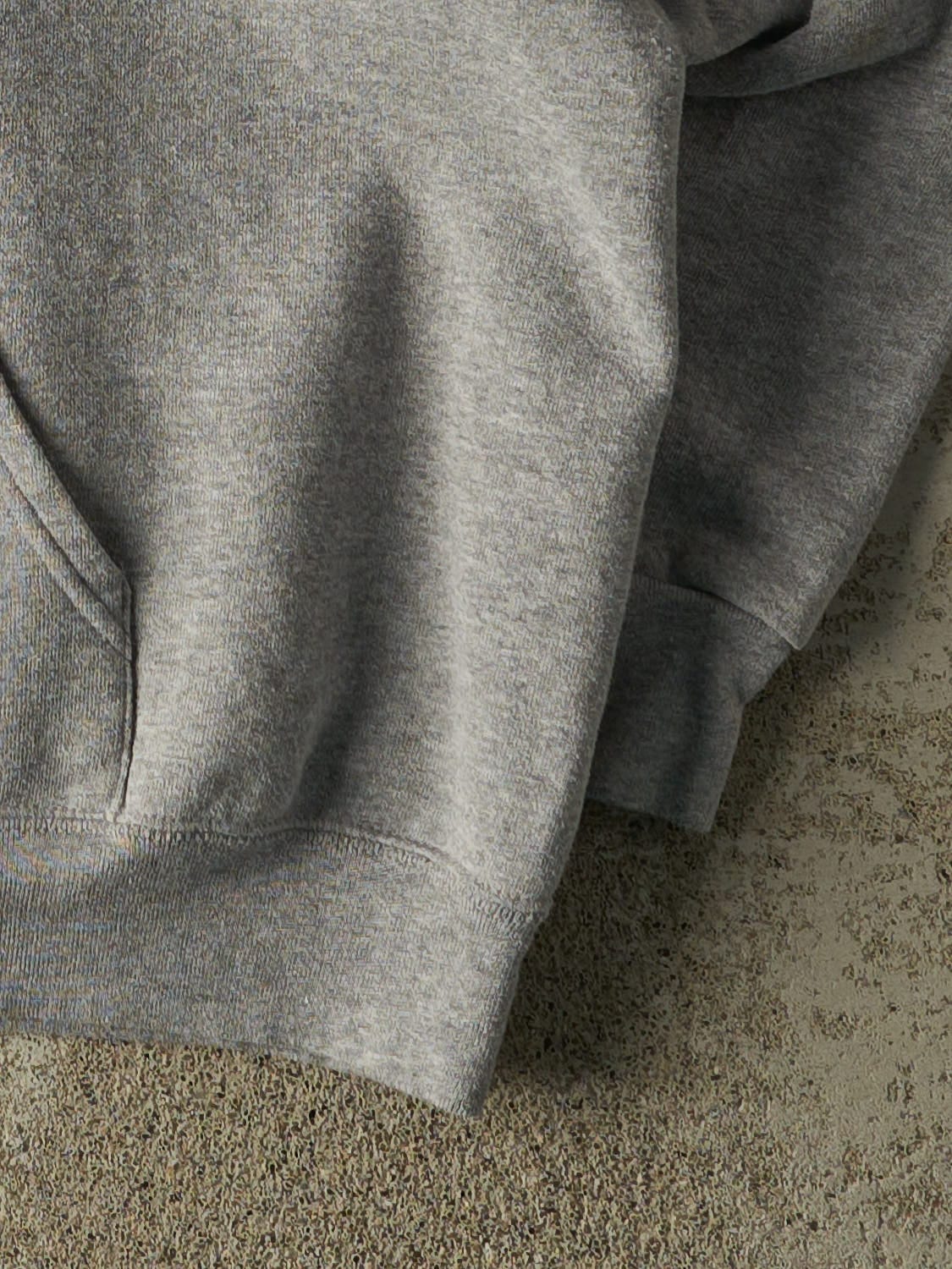 Vintage 07' Grey New England Patriots AFC Champions Hoodie (L/XL)