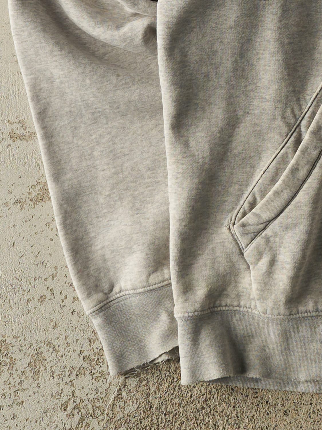Vintage Y2K Heather Grey Nike Embroidered Hoodie (M/L)