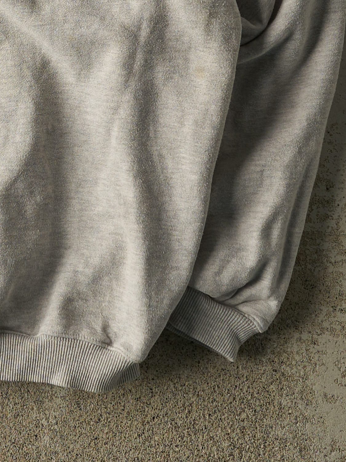 Vintage Y2K Heather Grey ESPN Embroidered Crewneck (XL)