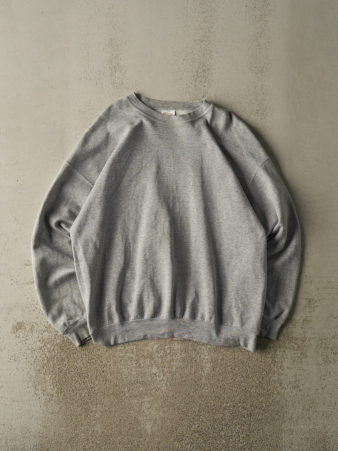Vintage Y2K Grey Blank Crewneck (XL)