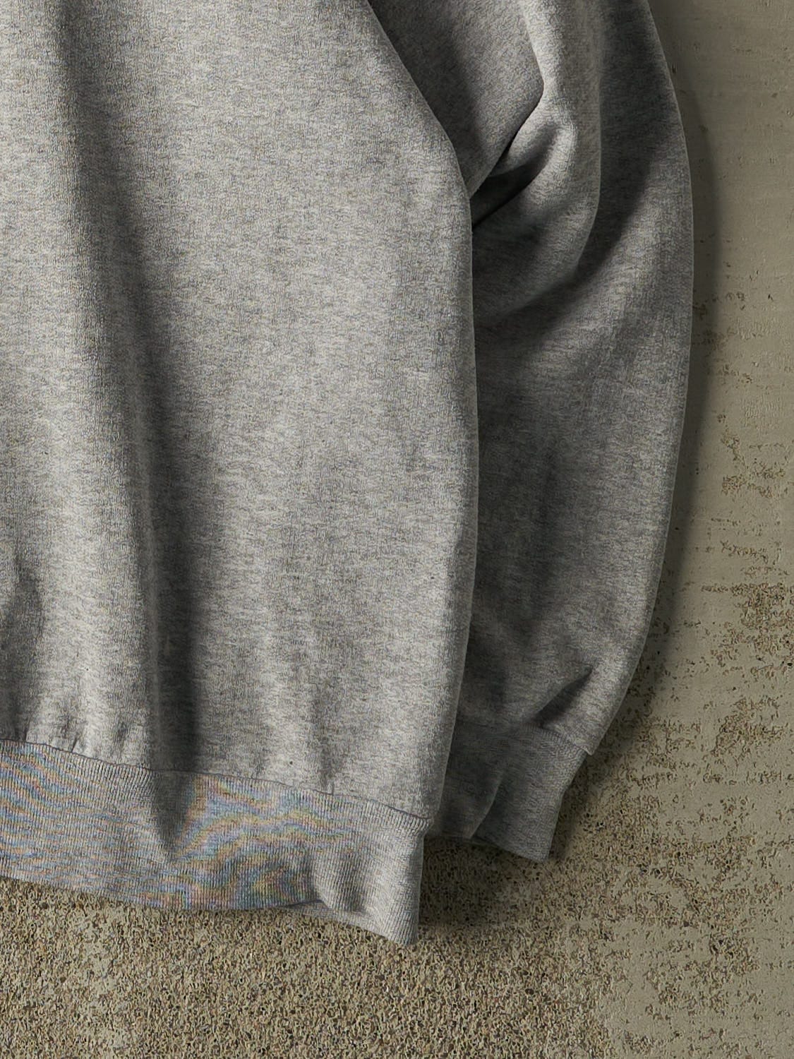 Vintage Y2K Grey Blank Crewneck (XL)