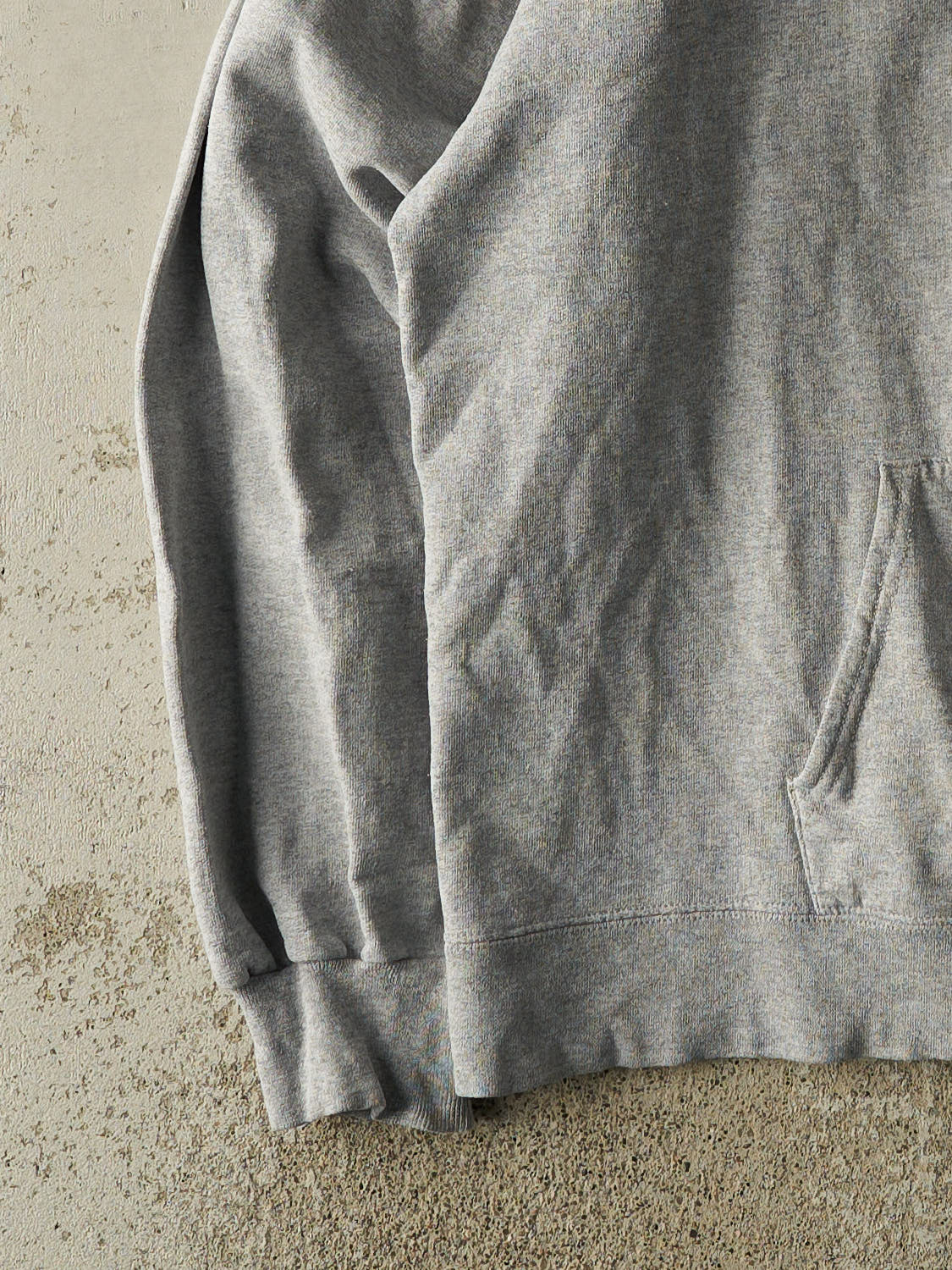 Vintage 90s Grey Blank Zip Up Hoodie (M/L)