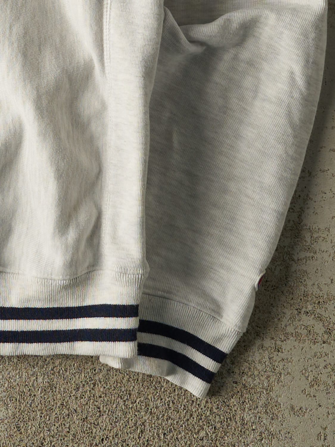 Vintage Y2K Heather Grey Champion Reverse Weave Cape May Crewneck (M/L)