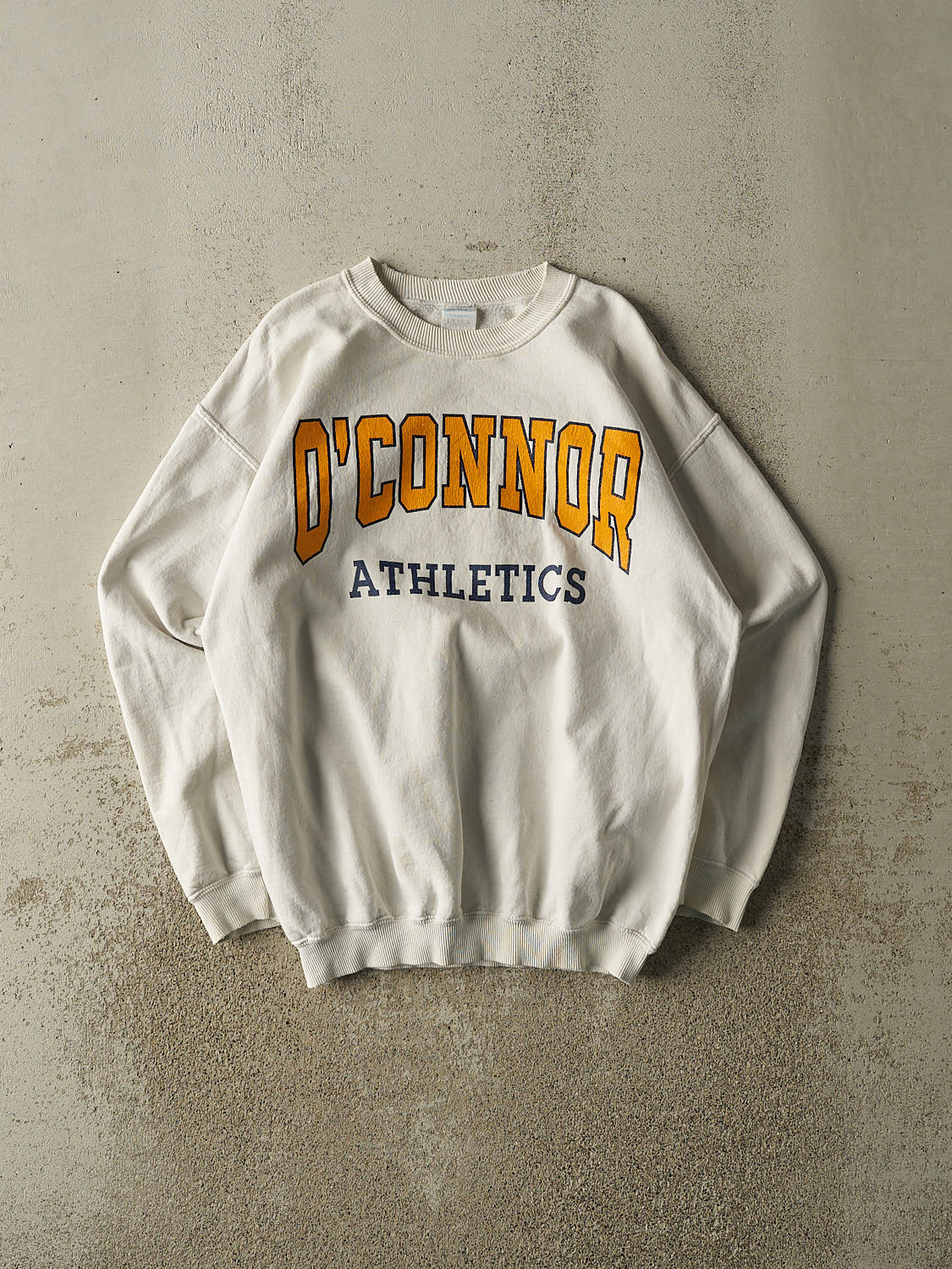 Vintage 90s White O'Connor Athletics Crewneck (S/M)