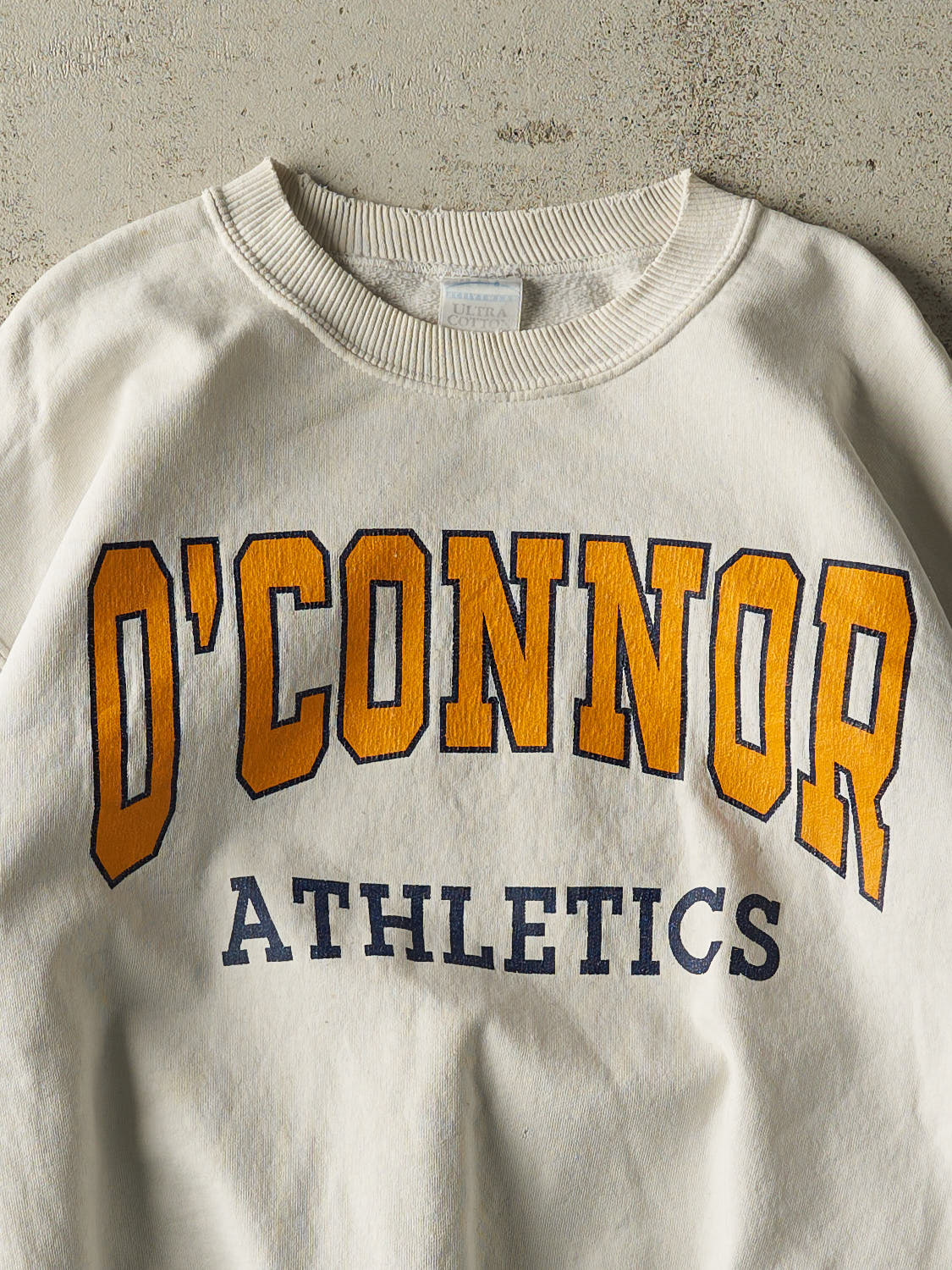 Vintage 90s White O'Connor Athletics Crewneck (S/M)