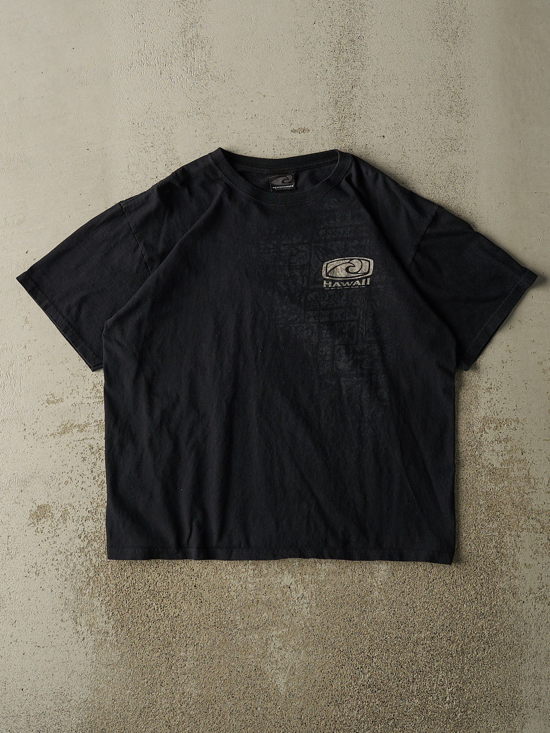 Vintage Y2K Black Hawaii Surf Wear Tee (M/L)