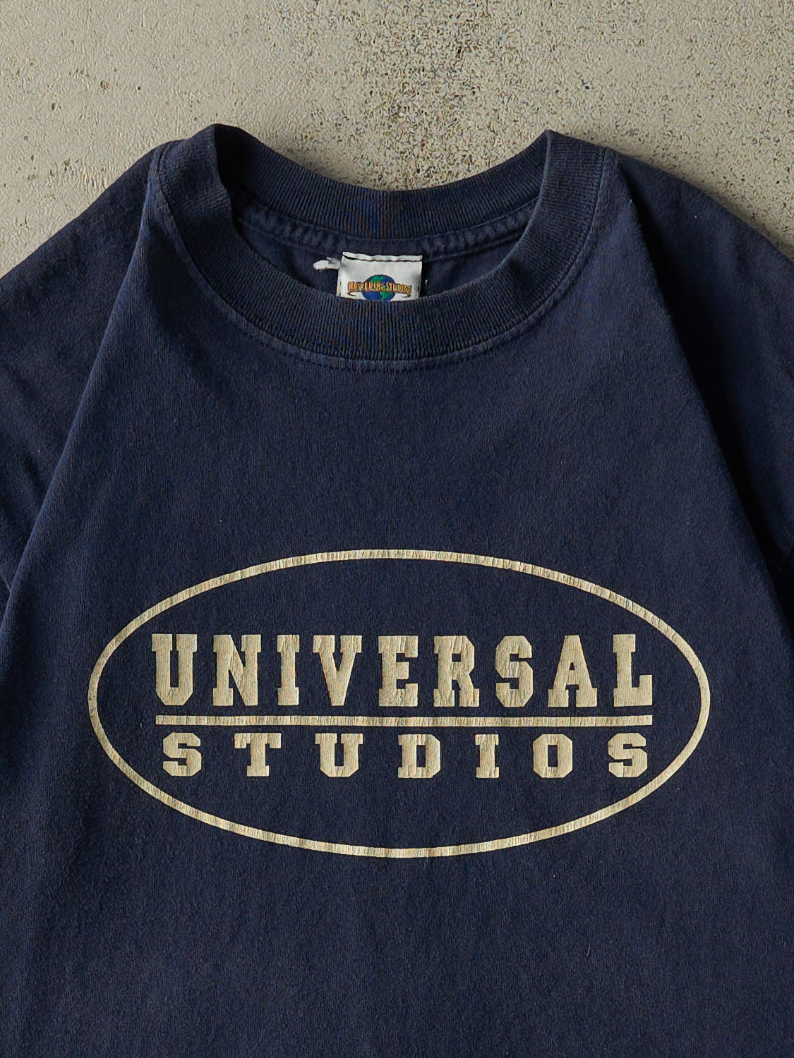 Vintage 90s Navy Blue Universal Studios Tee (S/M)